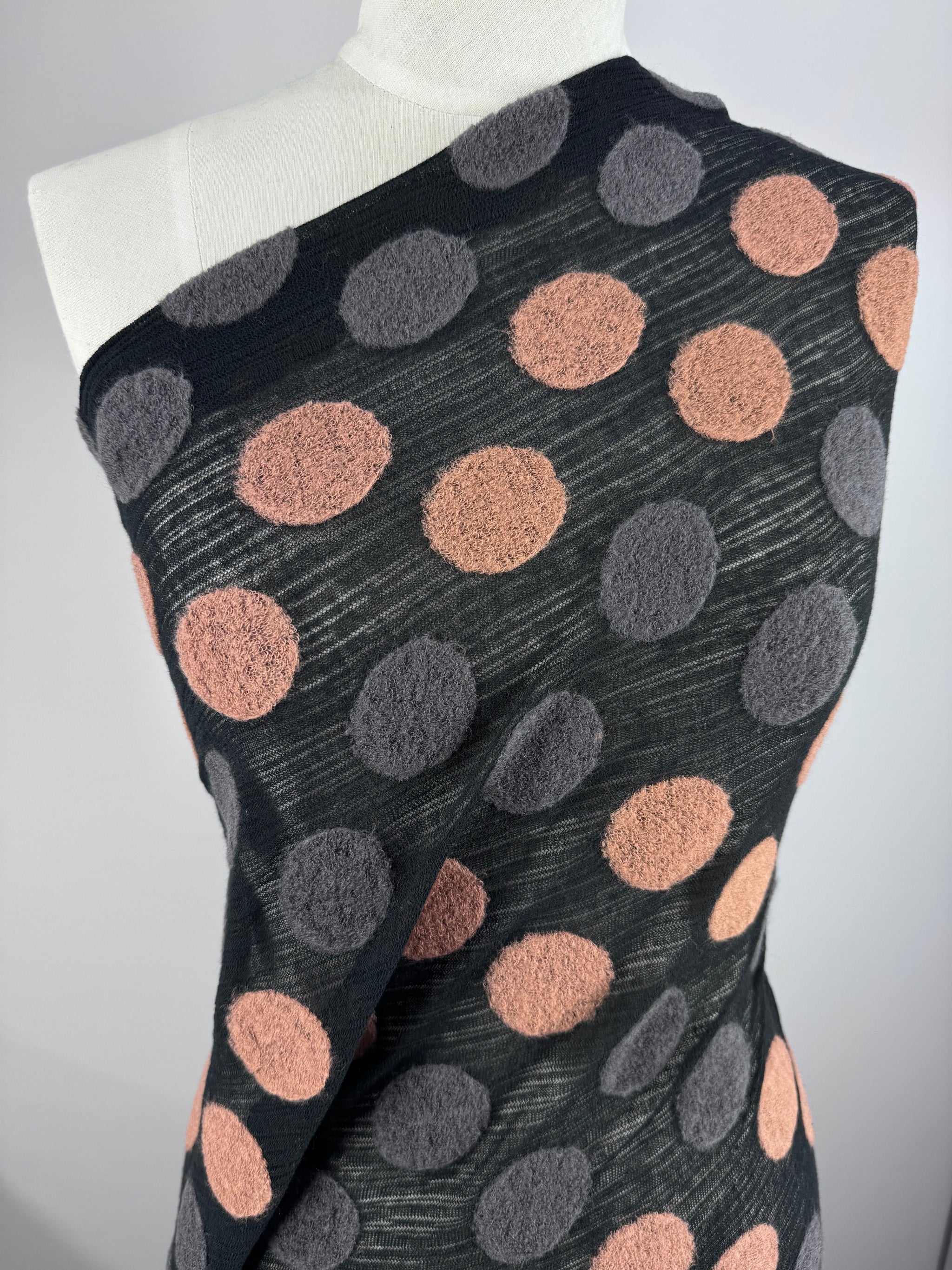 Flocked Wool Jersey - 175cm