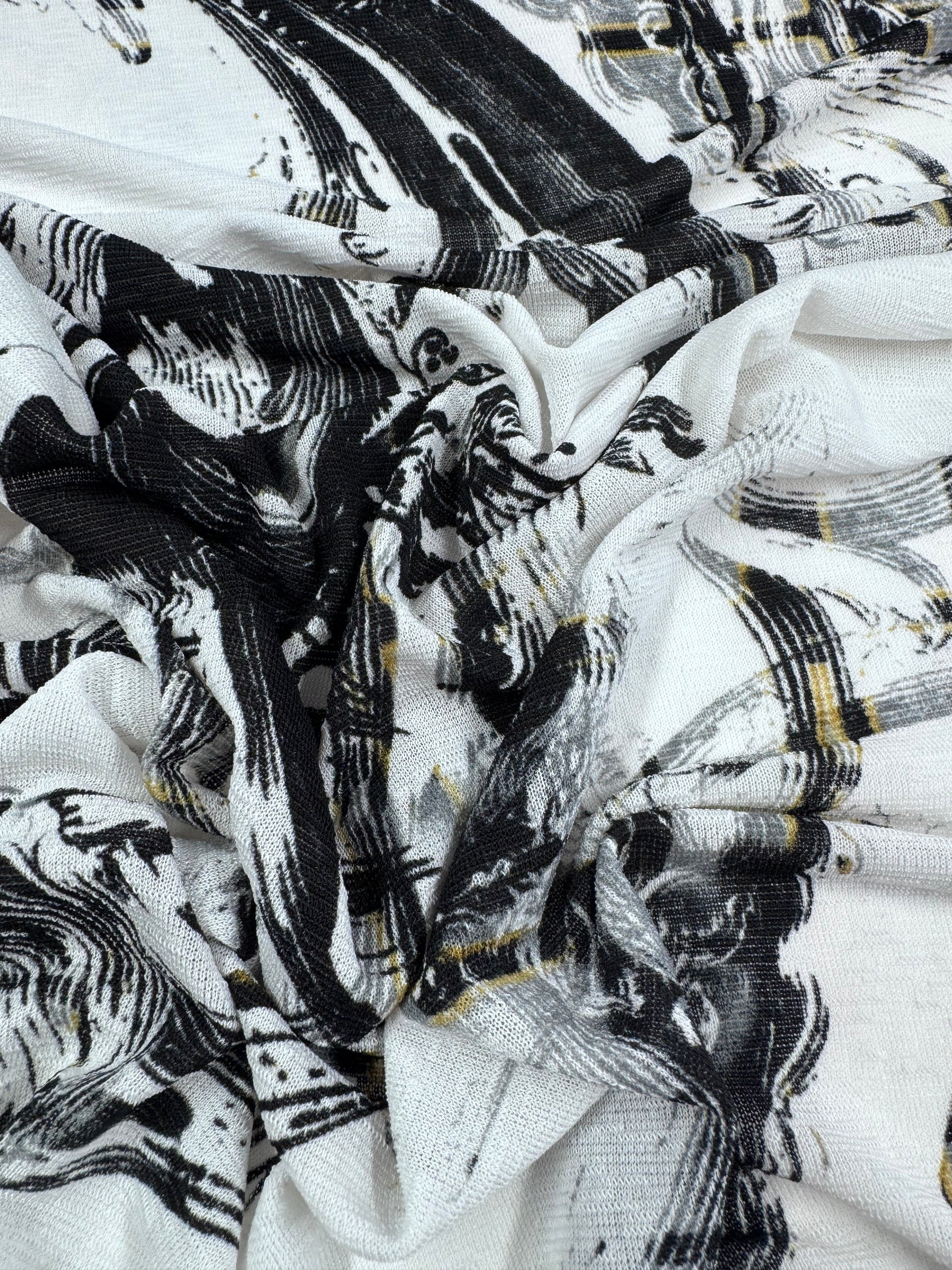 Textured knit - Ink Scroll- 150cm