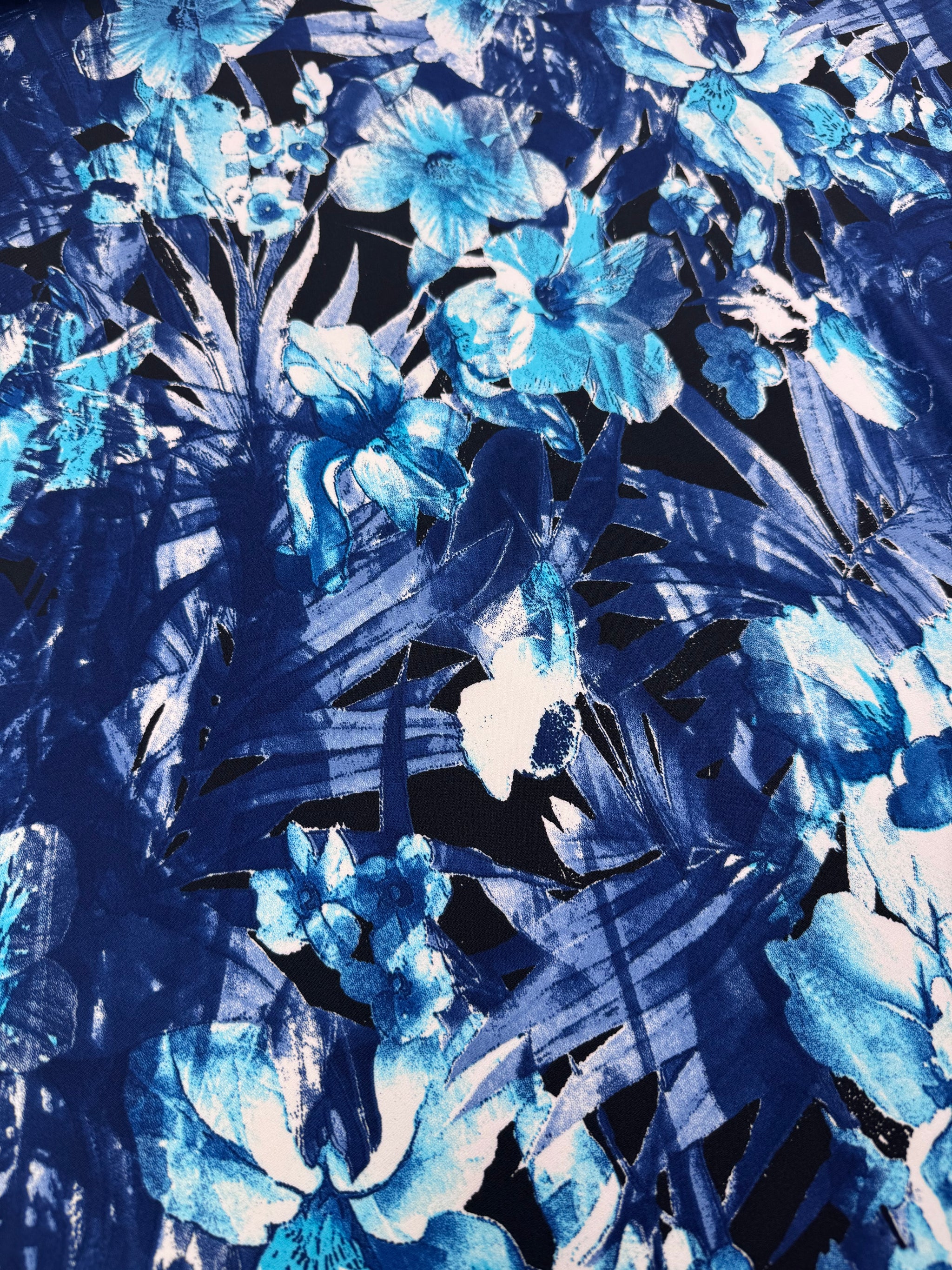 Designer Lycra - Twilight Flora - 150cm