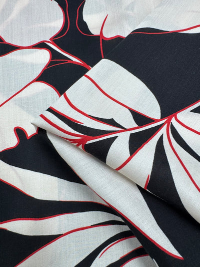 Mercerised Viscose  - Shadow Palm - 150cm