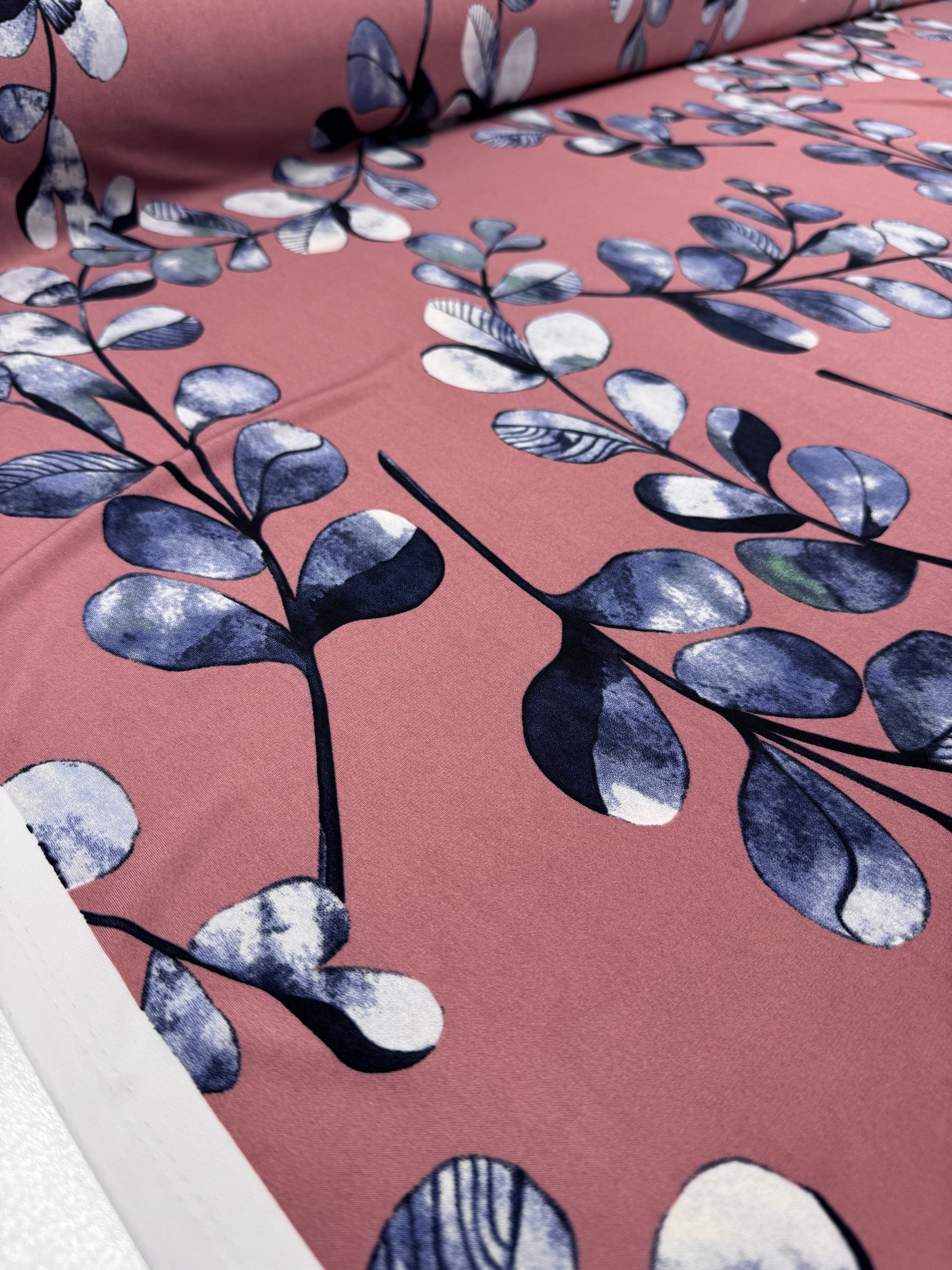 Printed Lycra - Blush Botanica - 148cm