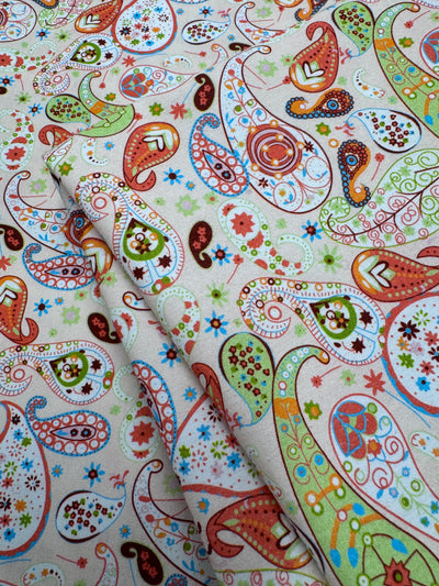 Printed Cotton - Outback Paisley - 150cm
