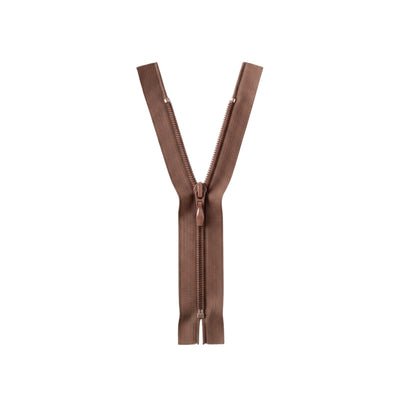 Invisible Zip - Brown