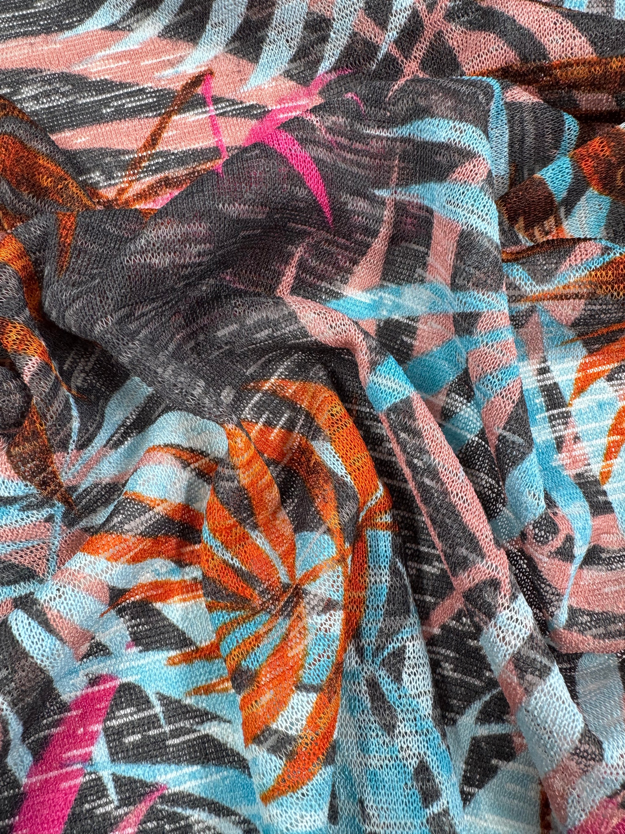 Textured Knit - Tropic Ember - 145cm