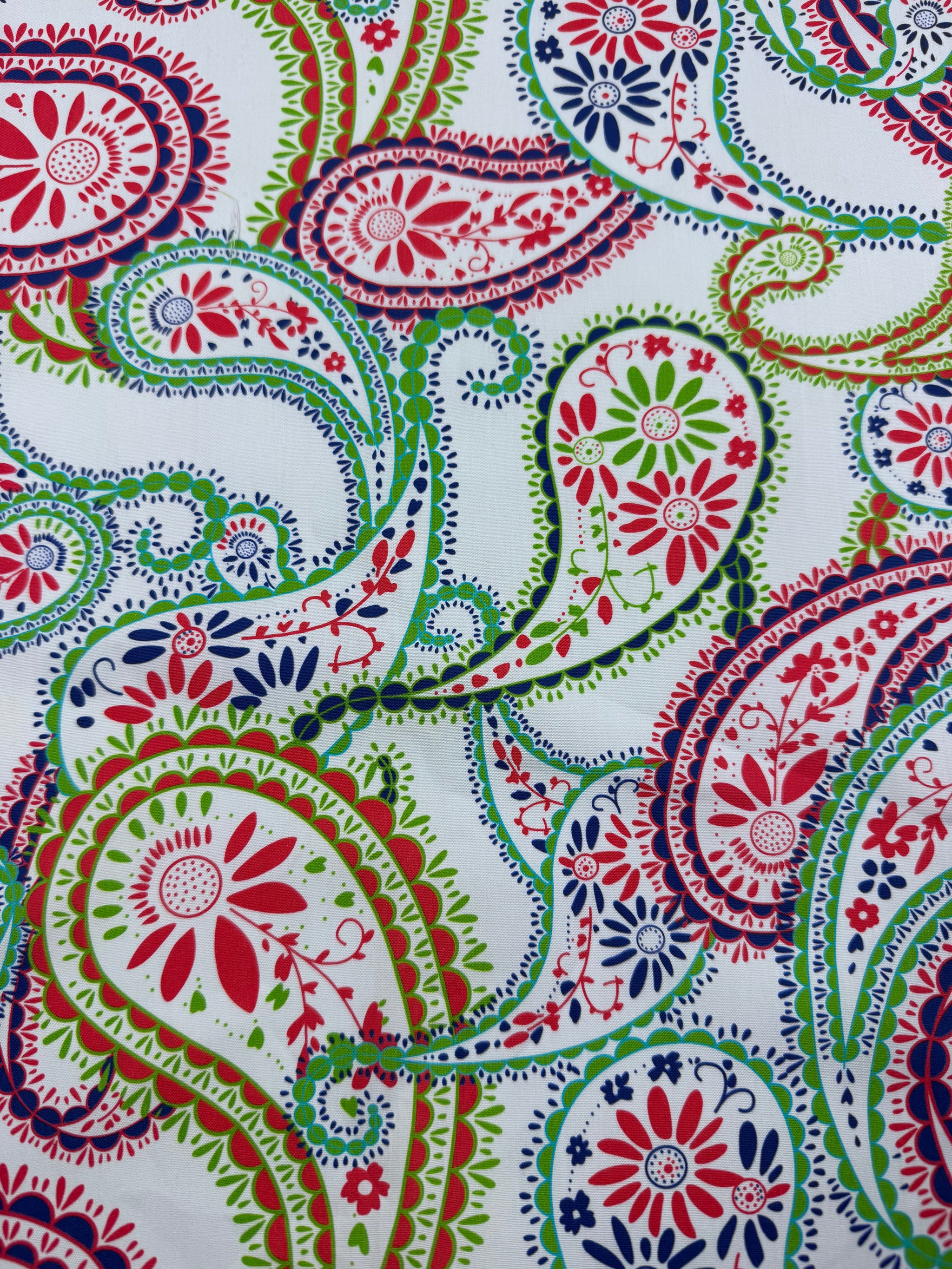 Printed Cotton - Festif Paisley - 150cm