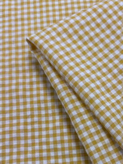 Linen Blend - Midi - Buff Yellow - 145cm