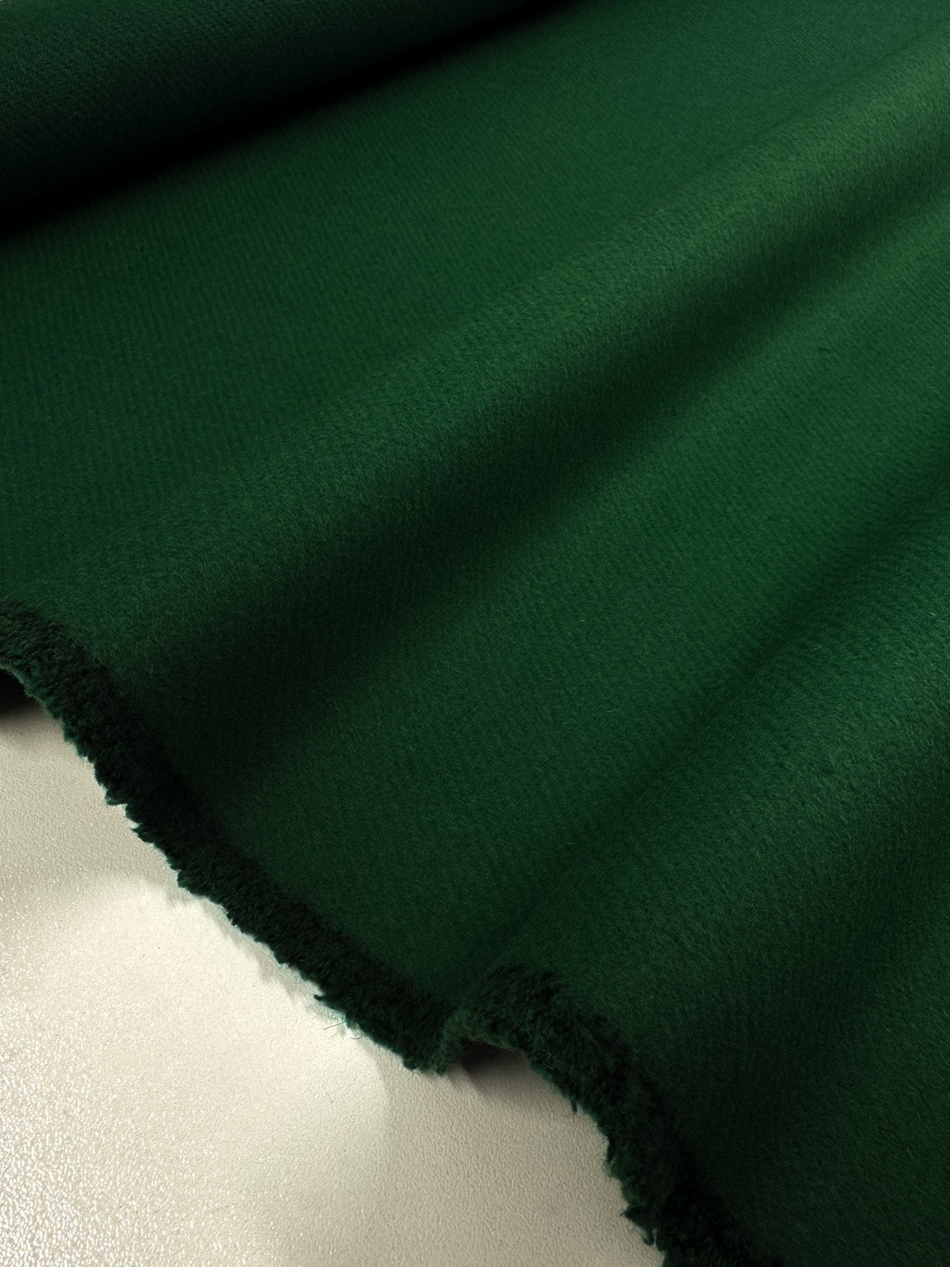 Wool Cashmere - Emerald - 150cm
