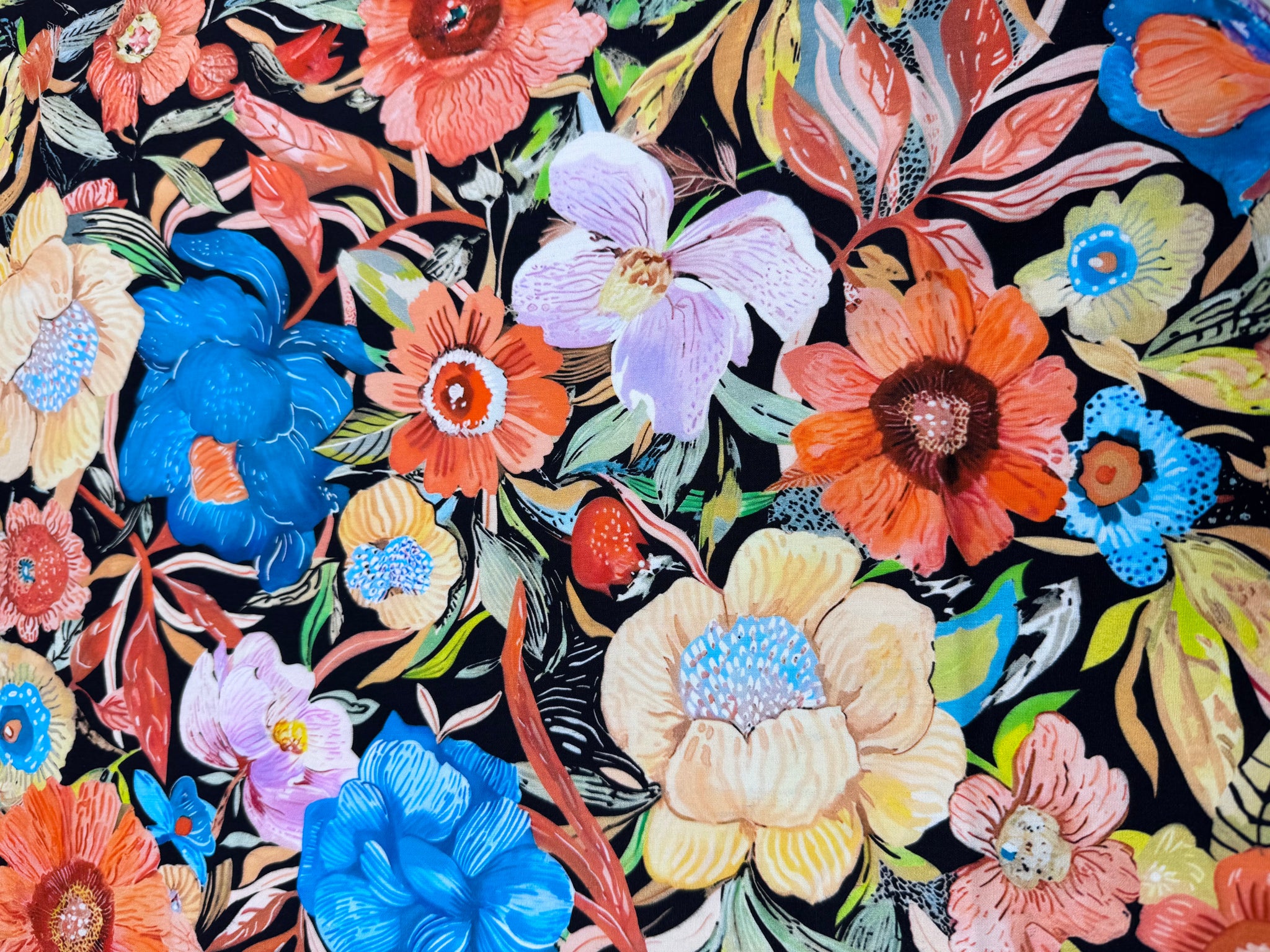 Printed Cotton - Jardin Eclatant  - 150cm