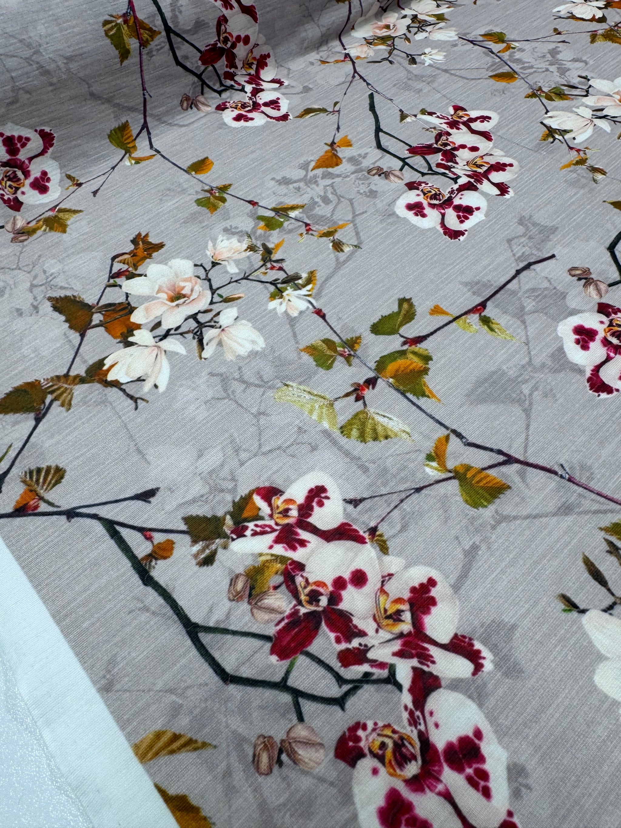 Designer Printed Lycra -  Blush Orchid - 148cm