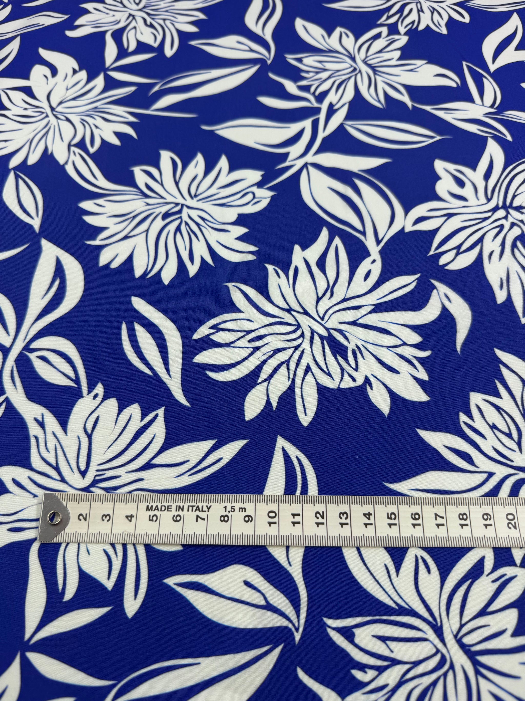 Silkyfall rayon - Ocean Bloom - 145cm