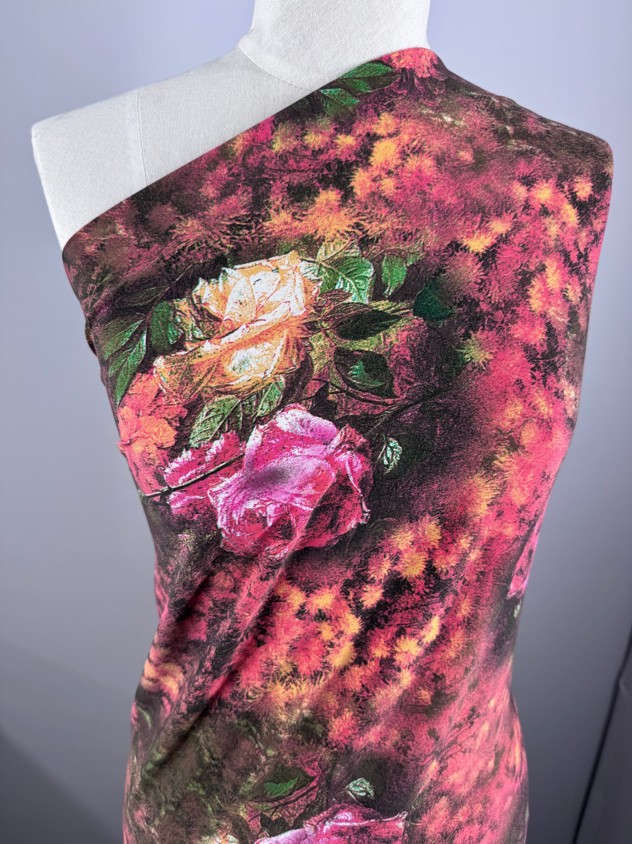 Printed Lycra - Autumn Forest - 152cm
