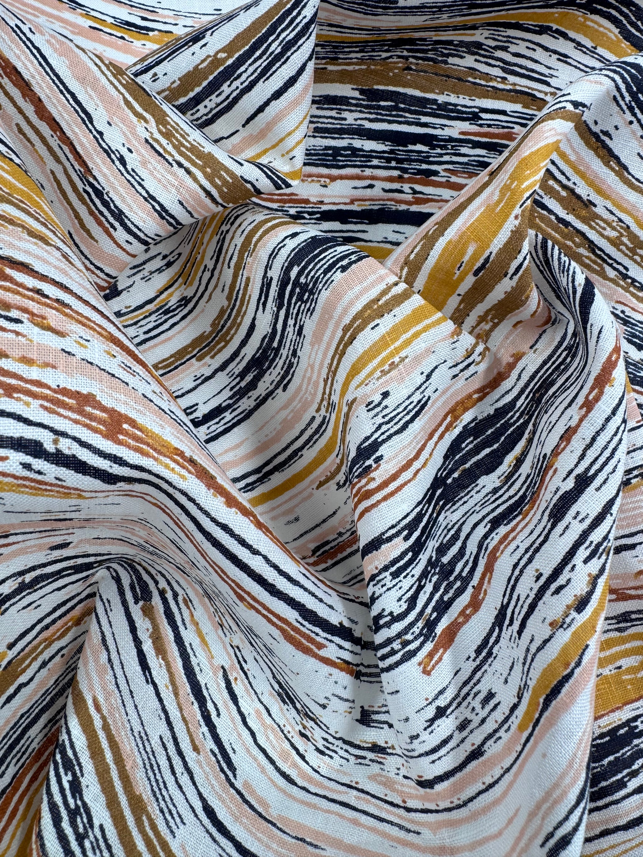 100% Pure Linen - Dune Flow - 140Cm