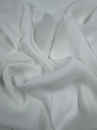 Plain Georgette - Ivory - 114cm