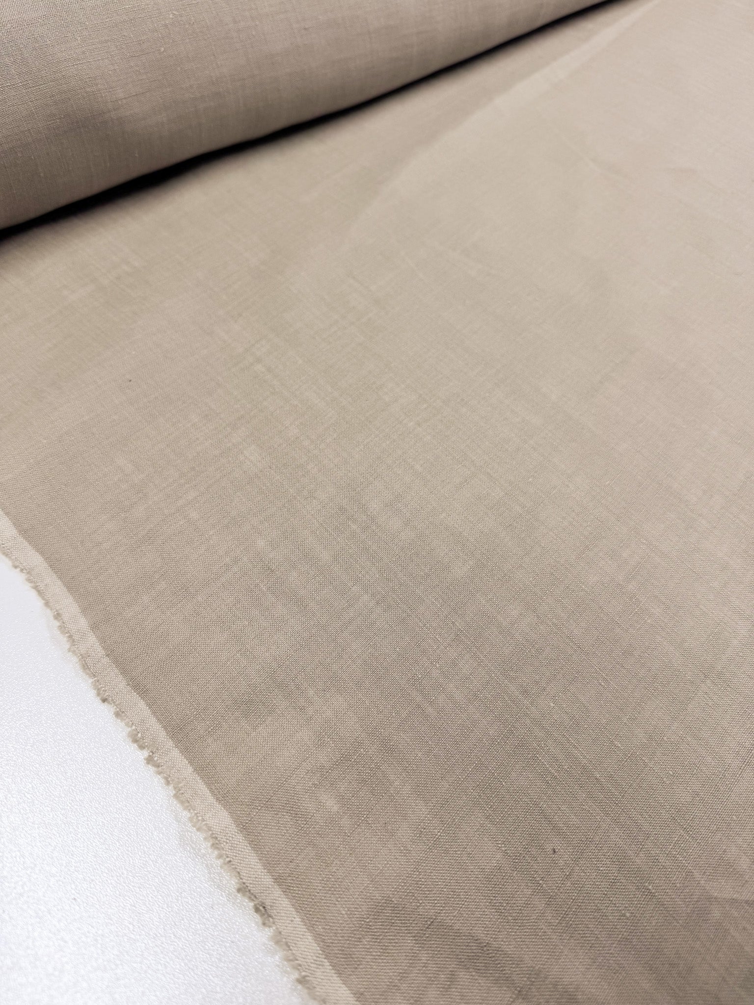 100% Pure Linen - Doeskin - 150Cm
