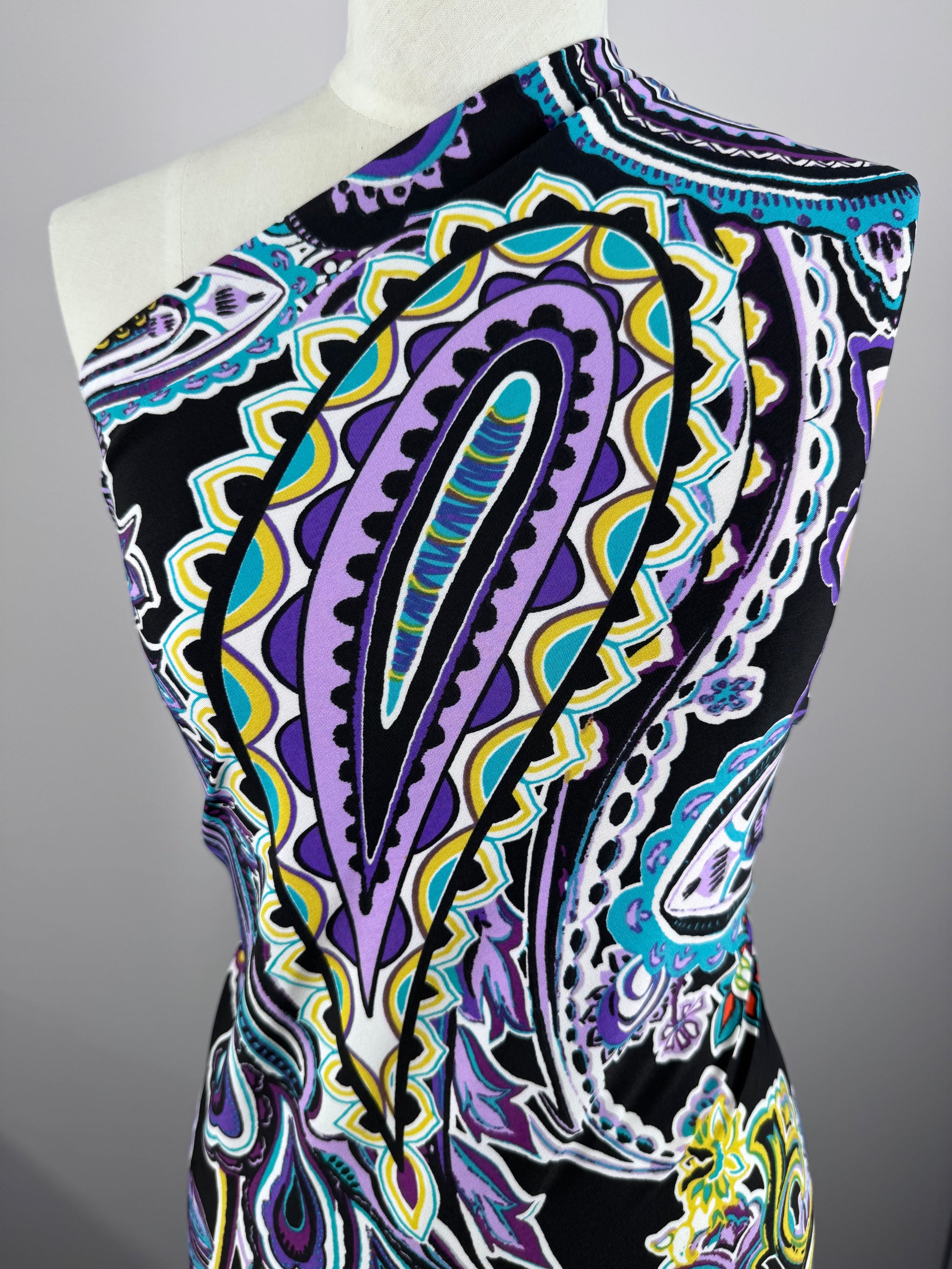 Designer Printed Lycra - Mosaic - 150cm
