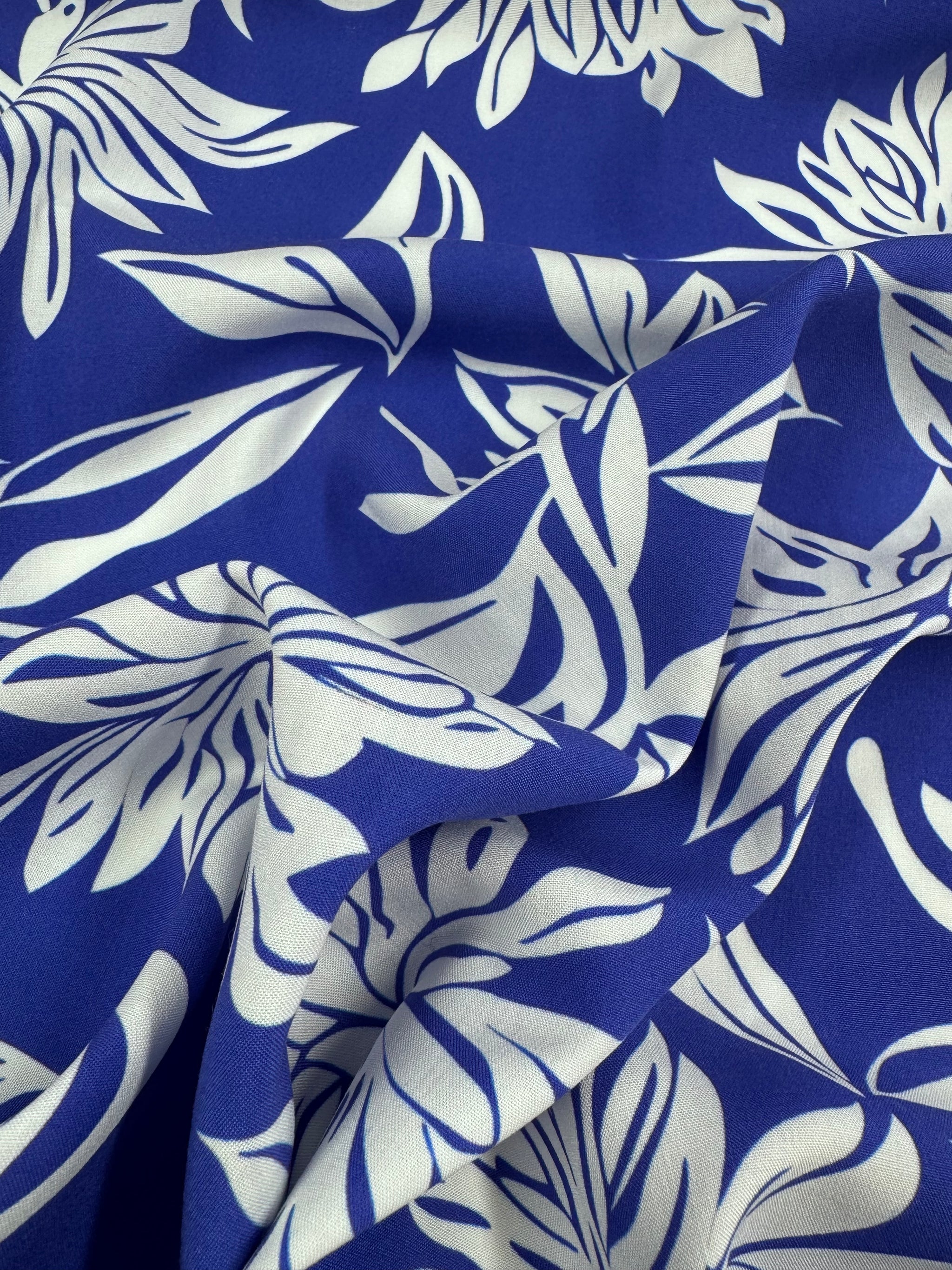 Silkyfall rayon - Ocean Bloom - 145cm