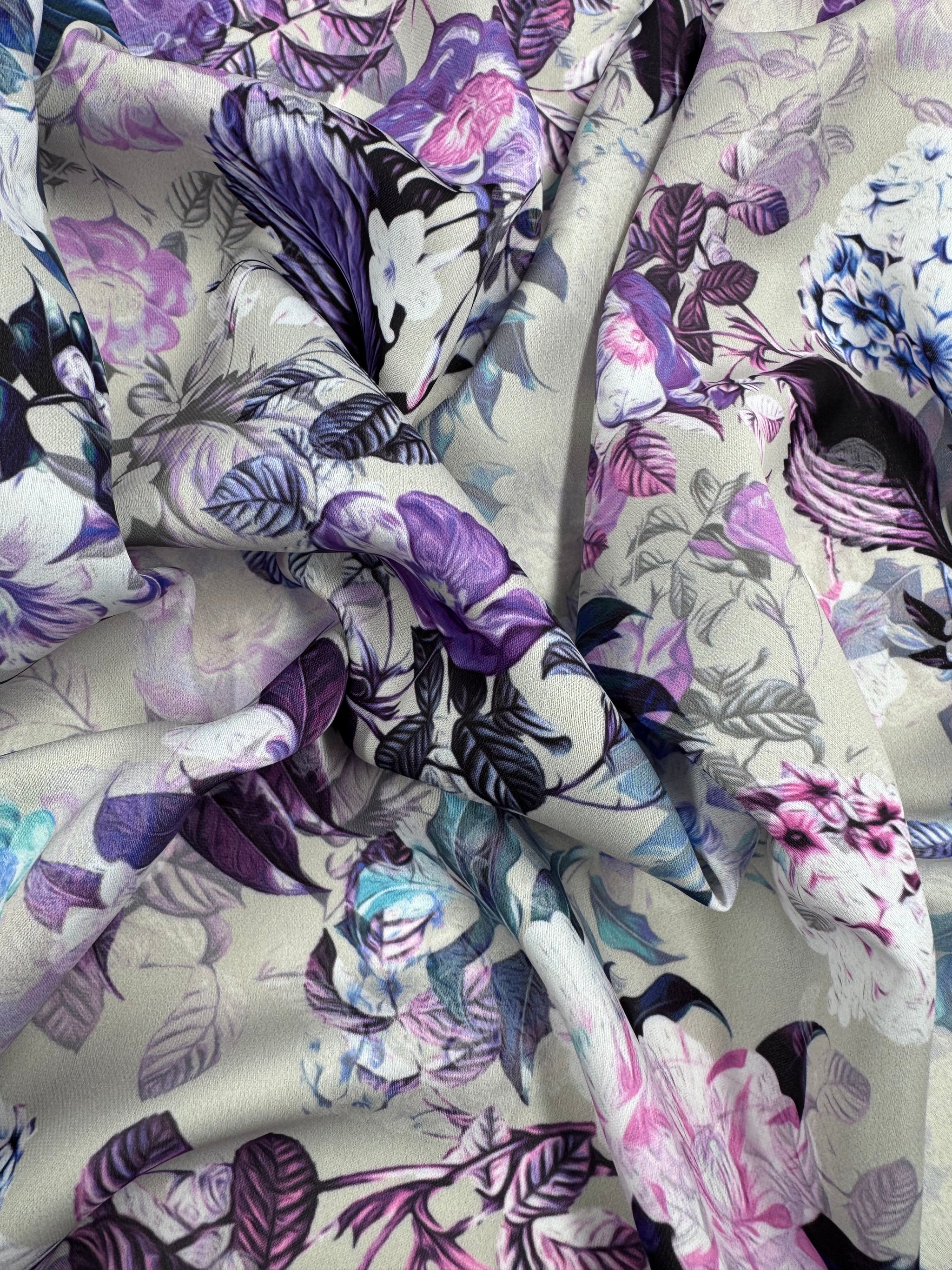 Silky Satin - Pastel Bouquet - 143cm