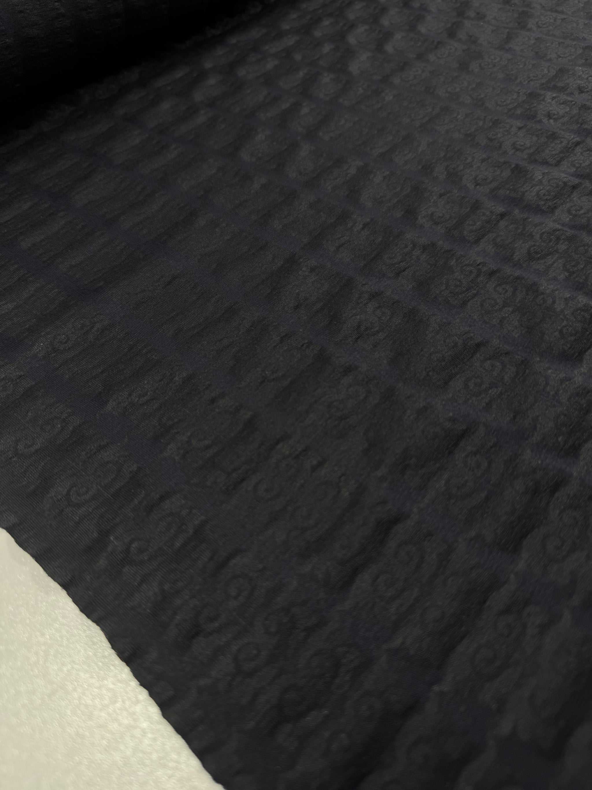 Viscose Knit - Midnight Embossed - 143cm