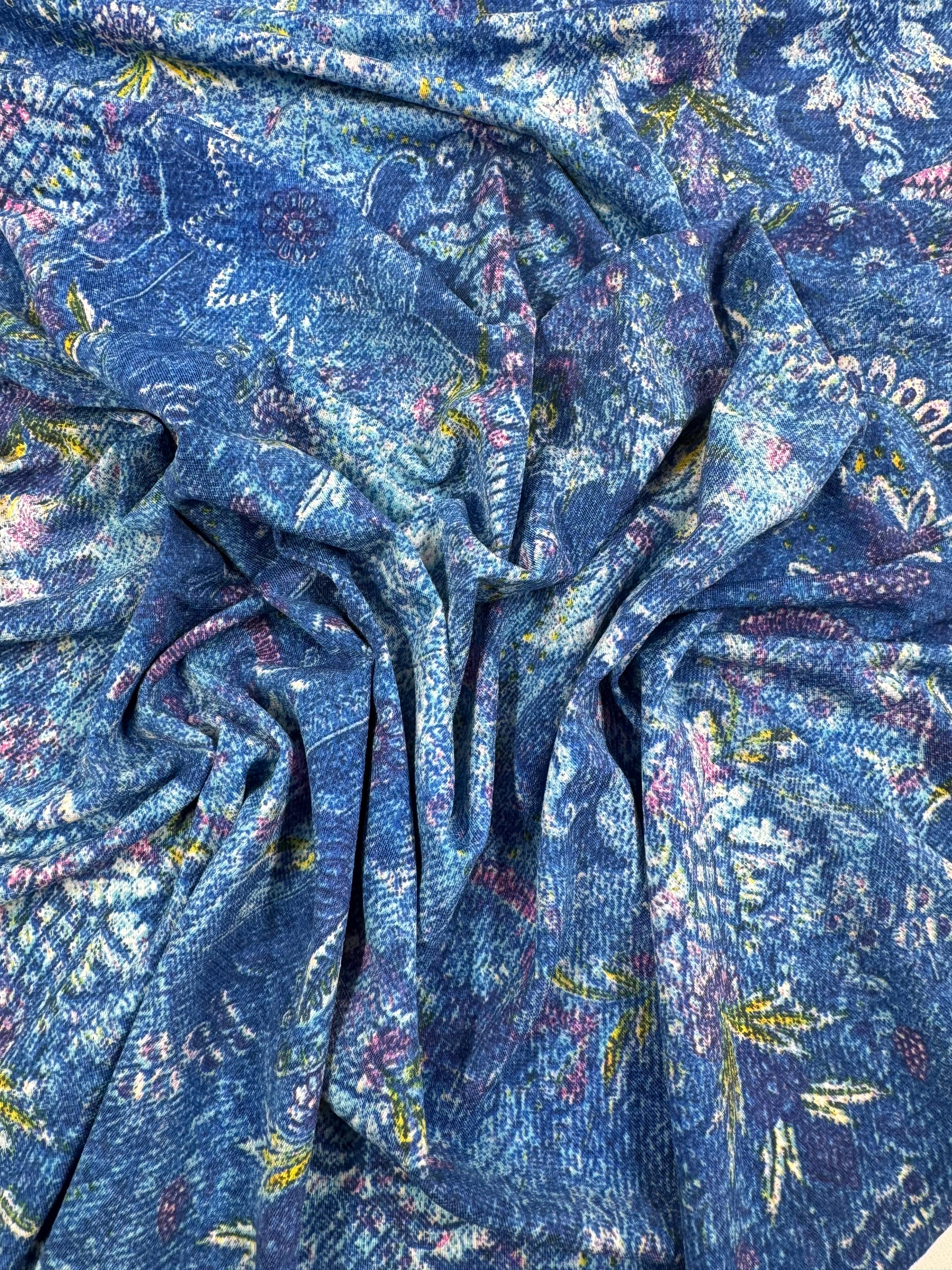 Designer Lycra - Indigo Heritage - 150cm