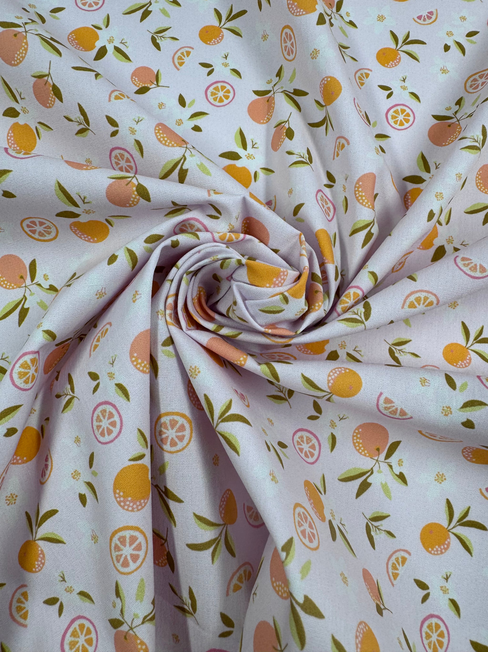Printed Cotton - Citrus Blush - 150cm