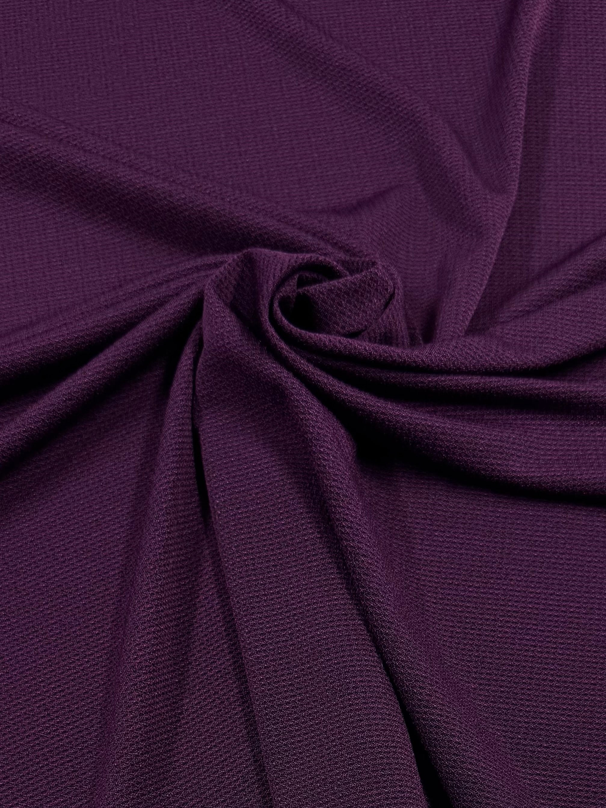 Textured Knit - Black / Cordovan - 150cm