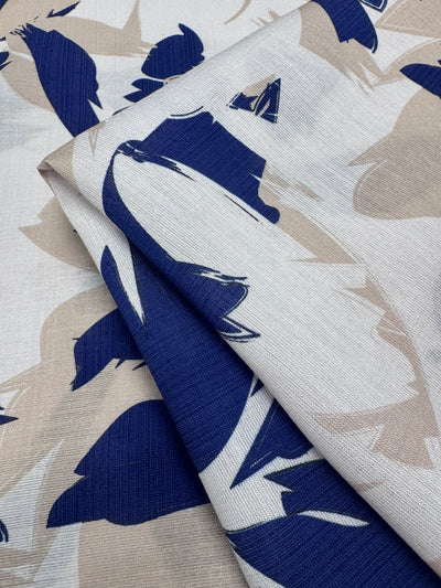 Linen Blend - Navy Bay - 152cm