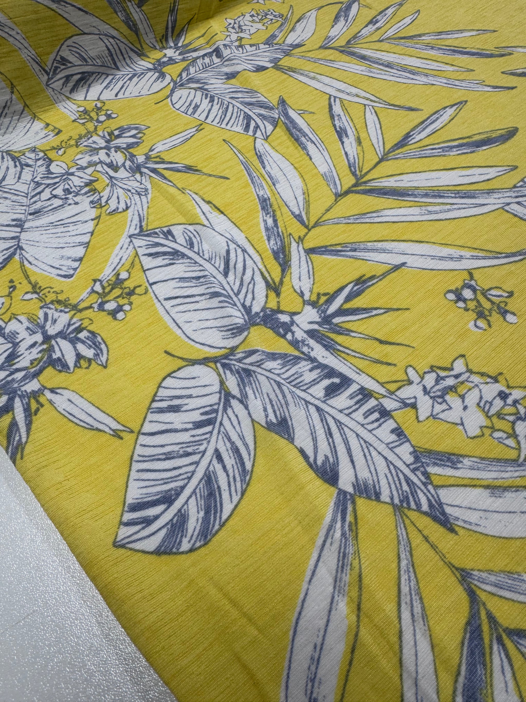 Designer Printed Lycra - Citrus Palm - 142cm