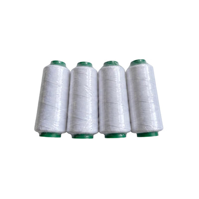 4 Pack Overlocking Thread - White