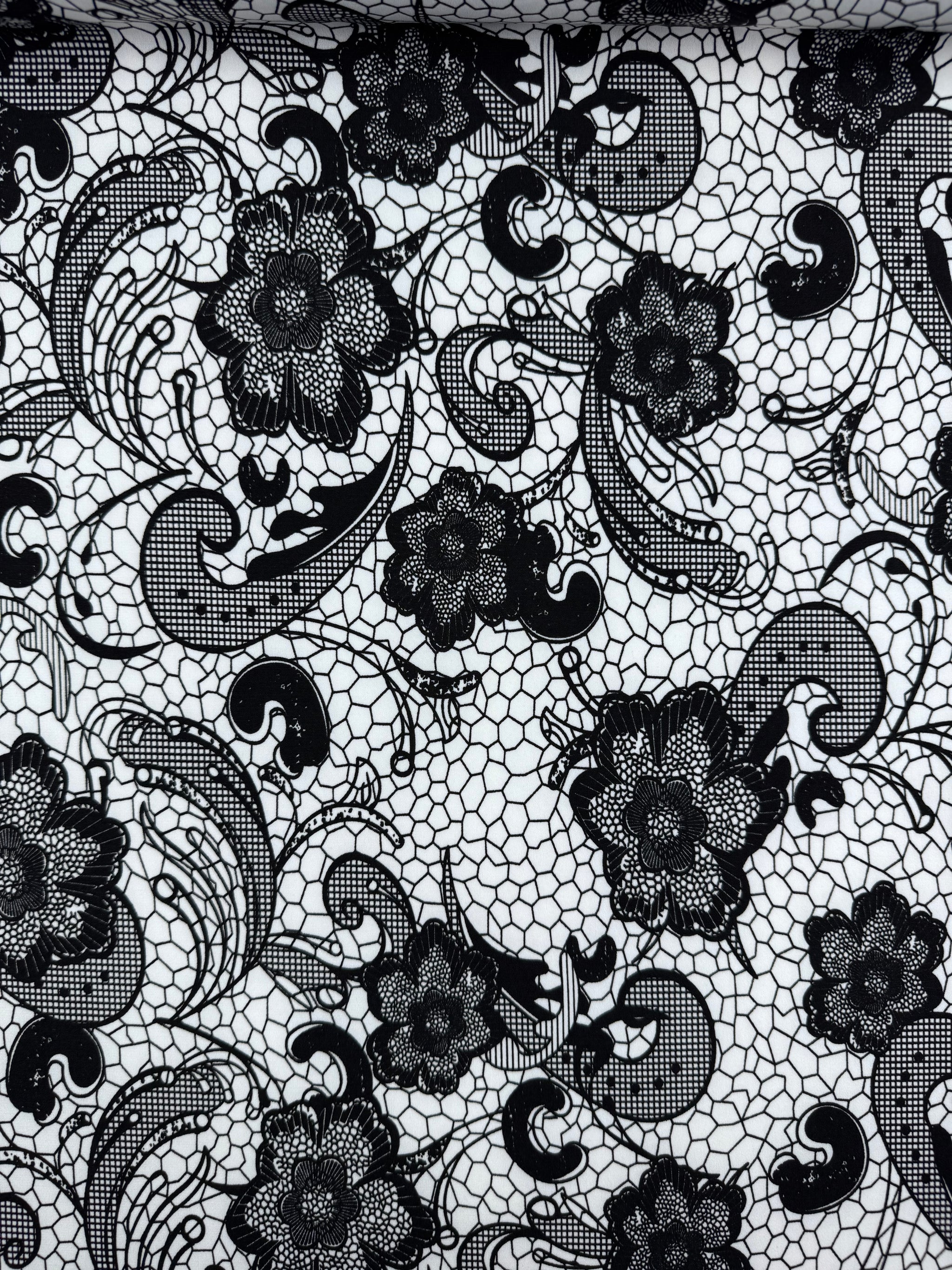 Designer Printed Lycra - Ink Fusion - 150cm