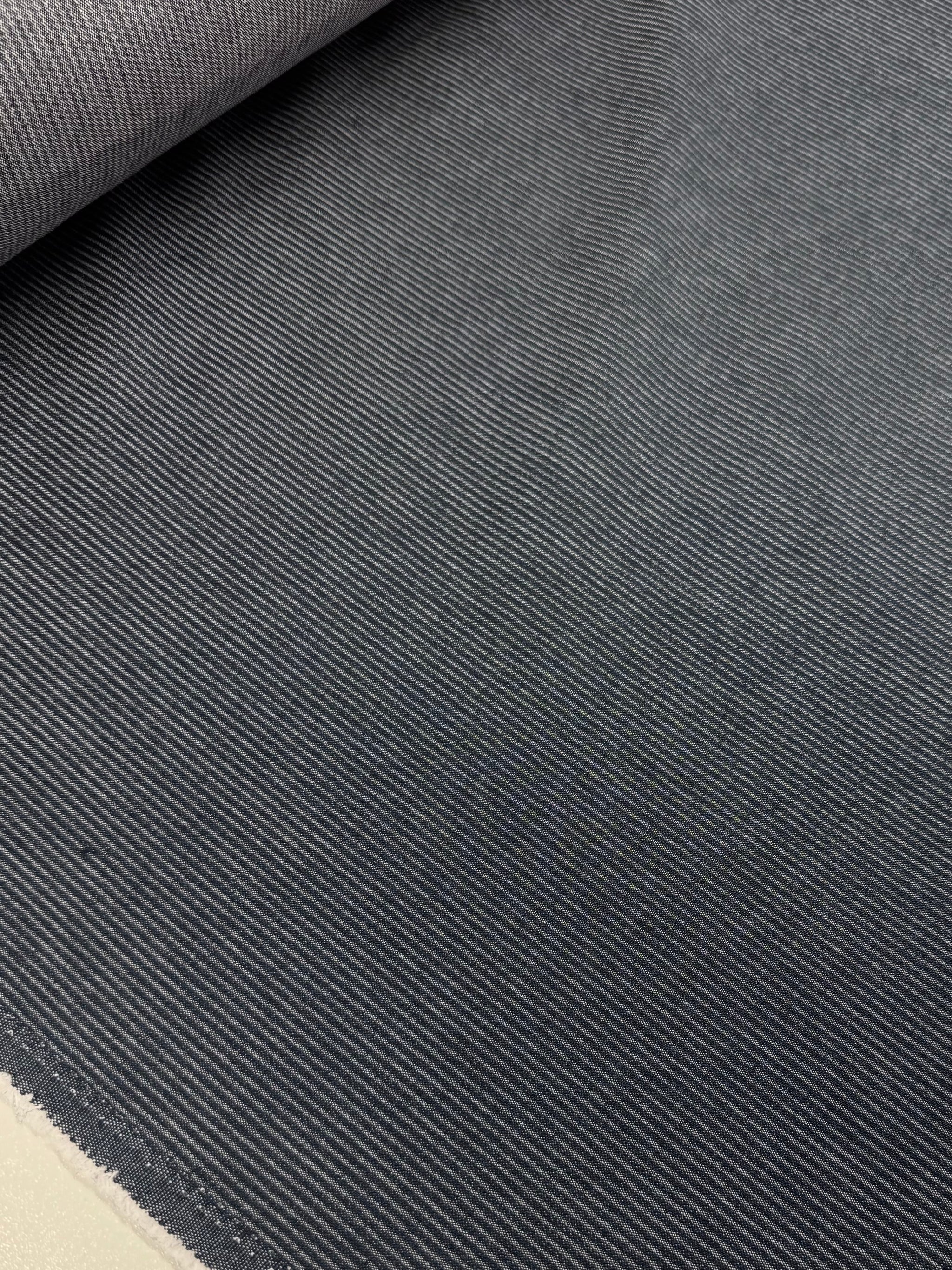 Denim Navy - Stripes- 130cm