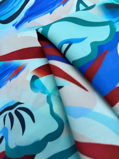 Designer Rayon - Aqua Current - 145cm