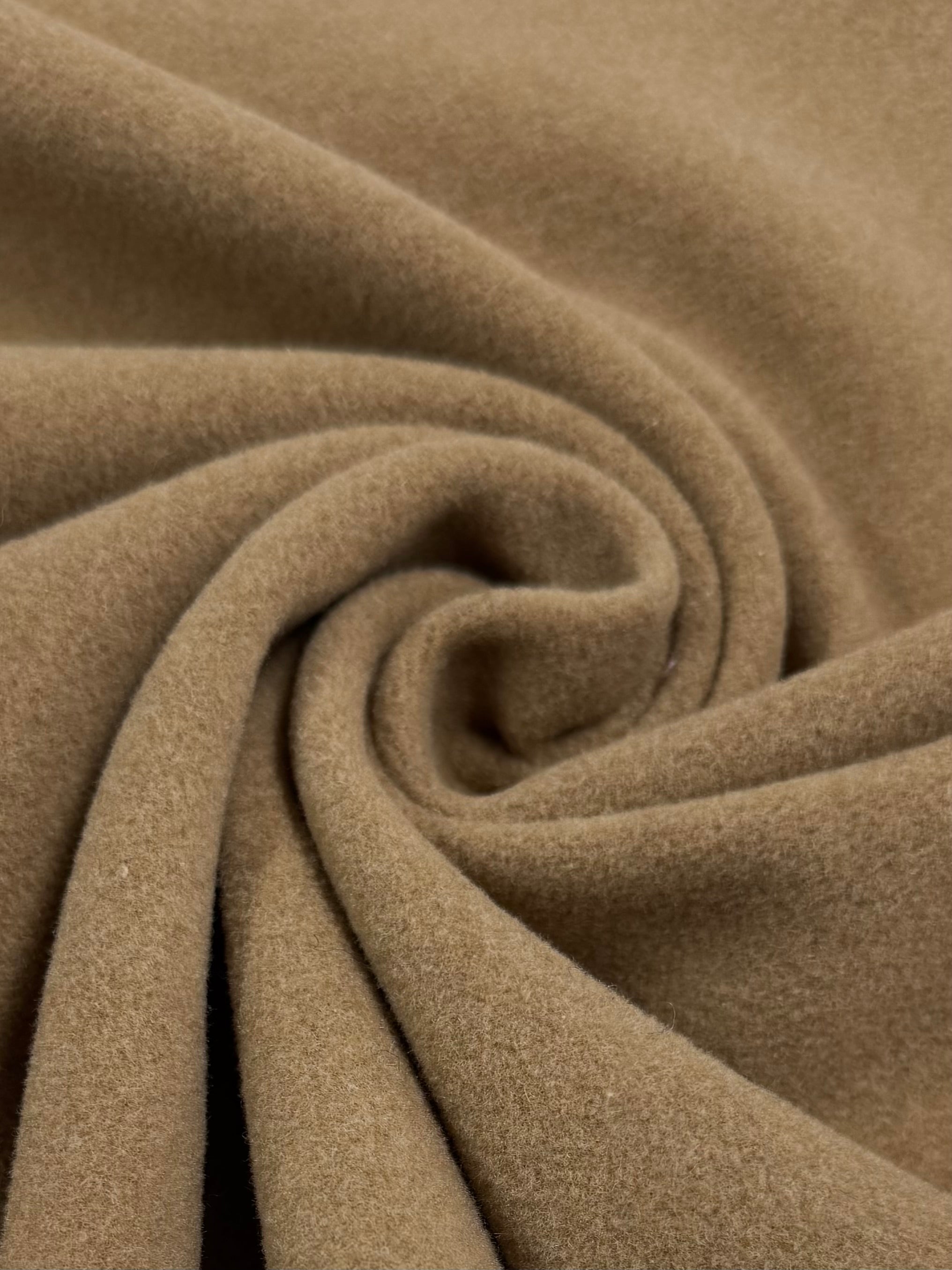 Bonded Wool Cashmere - Bone Brown - 150cm