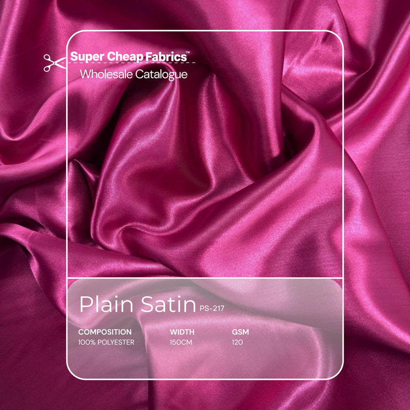 Plain Satin Wholesale