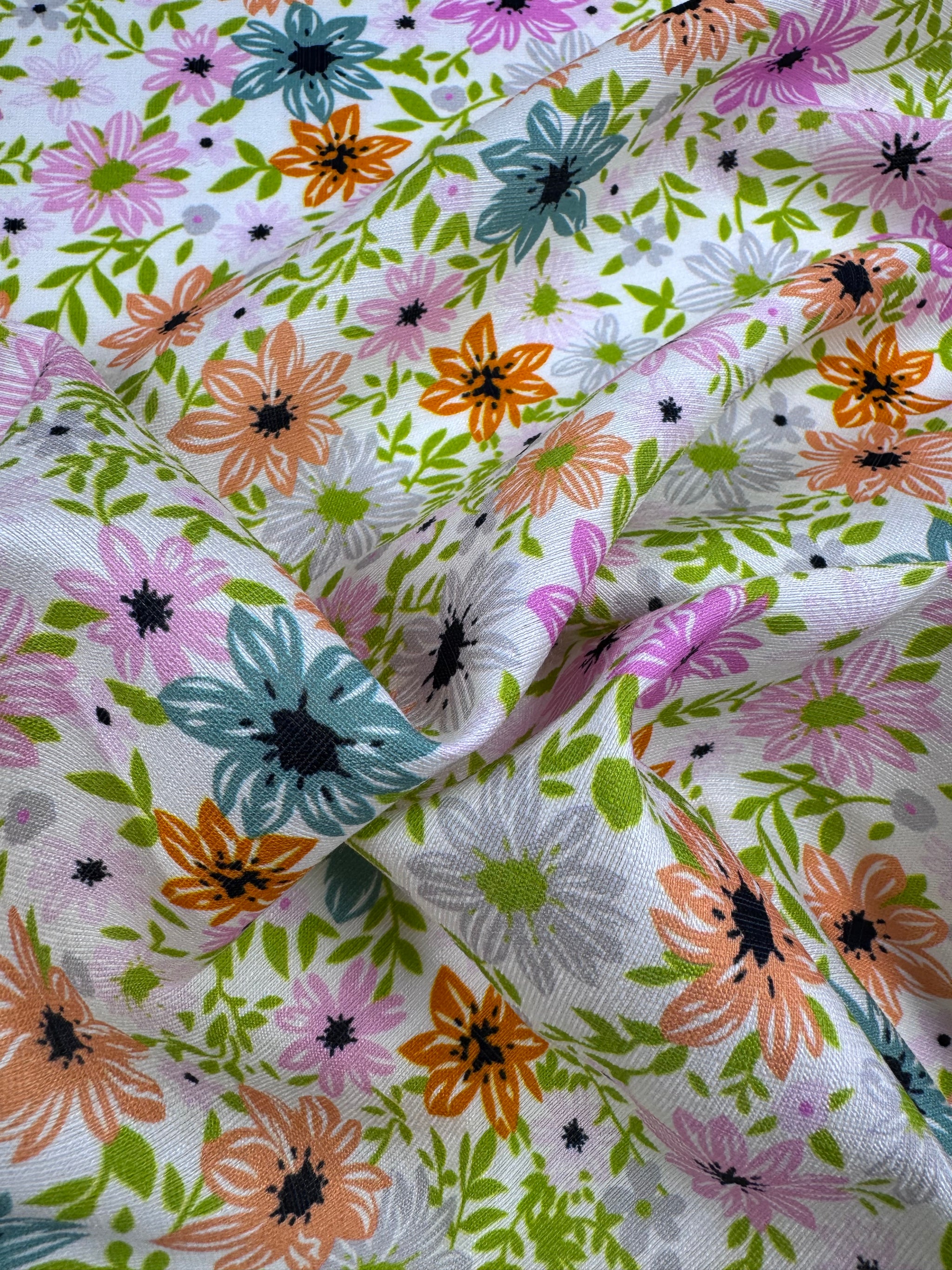 Linen Blend - Bush Daisy - 152cm