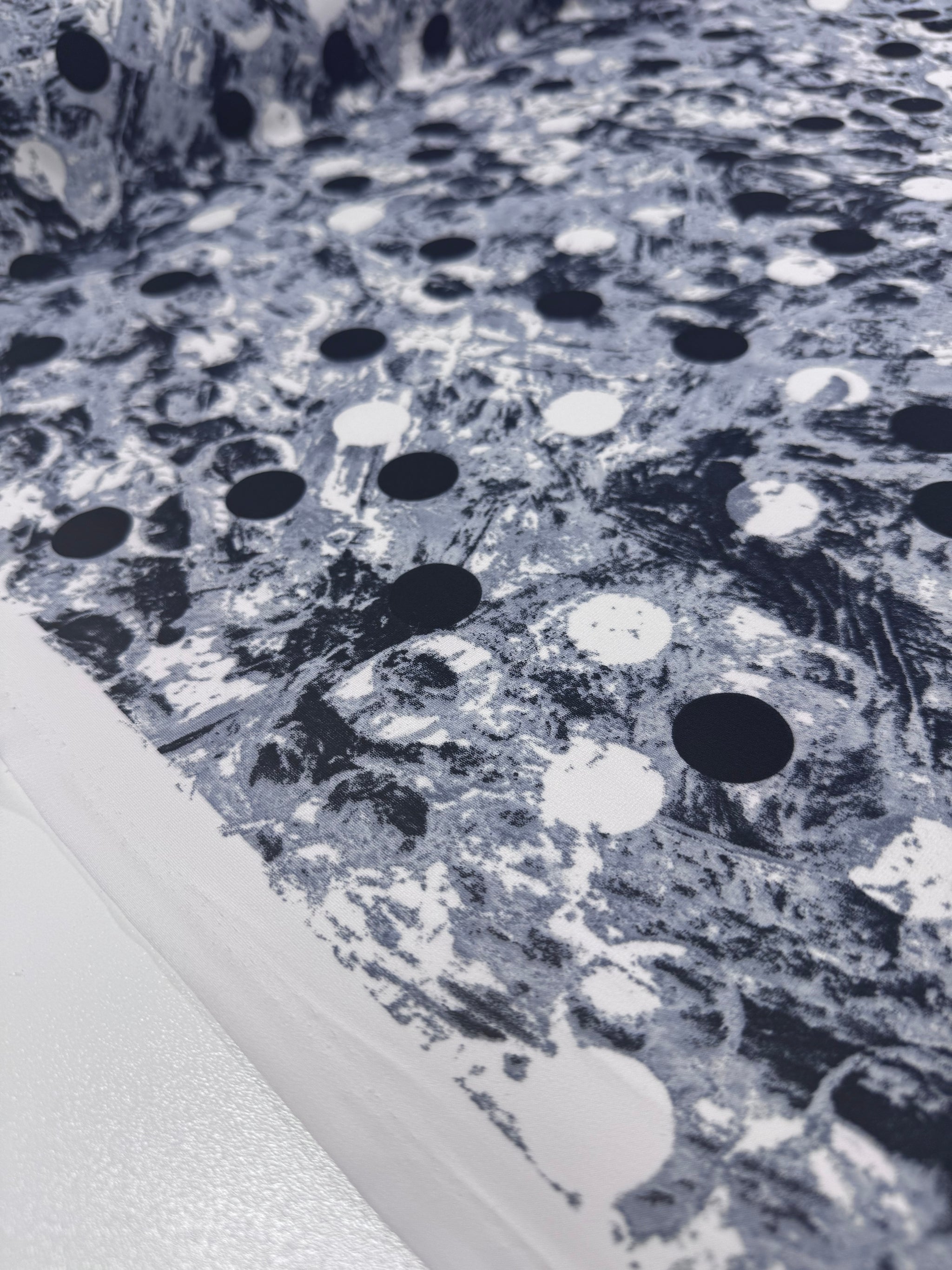 Designer  Lycra - Stone Dots - 150cm