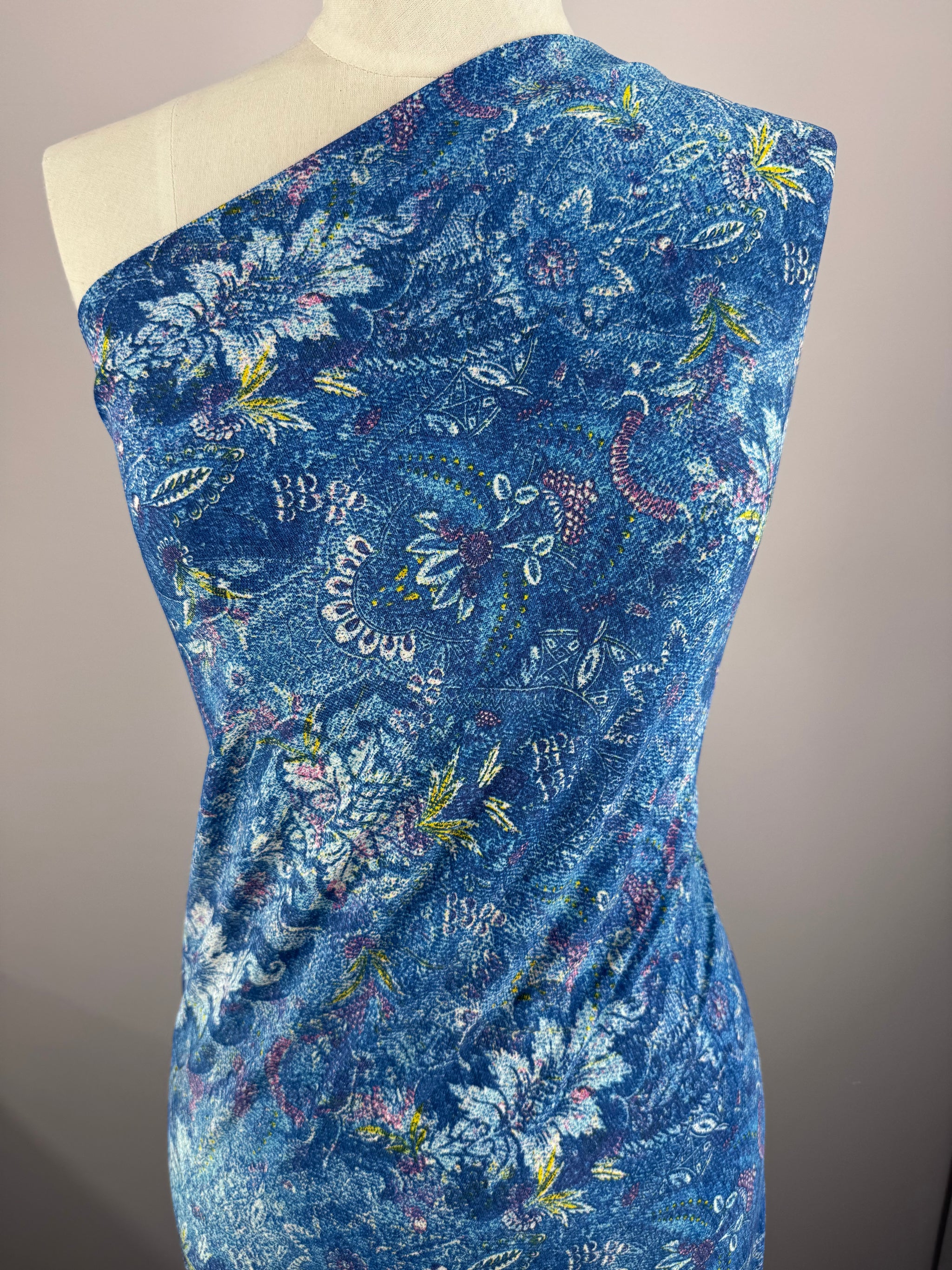 Designer Lycra - Indigo Heritage - 150cm