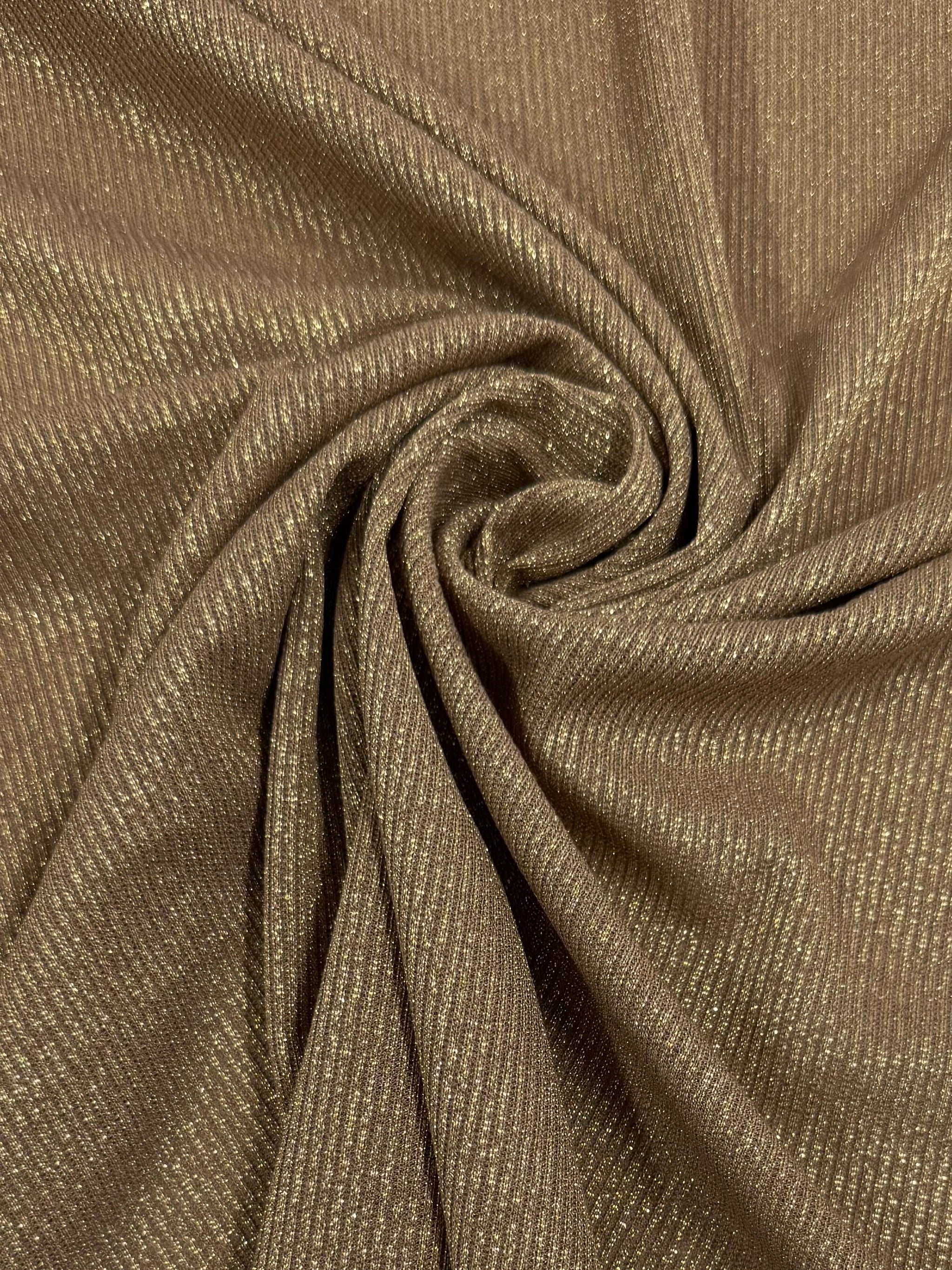 Viscose Rib Knit - Praline - 125cm