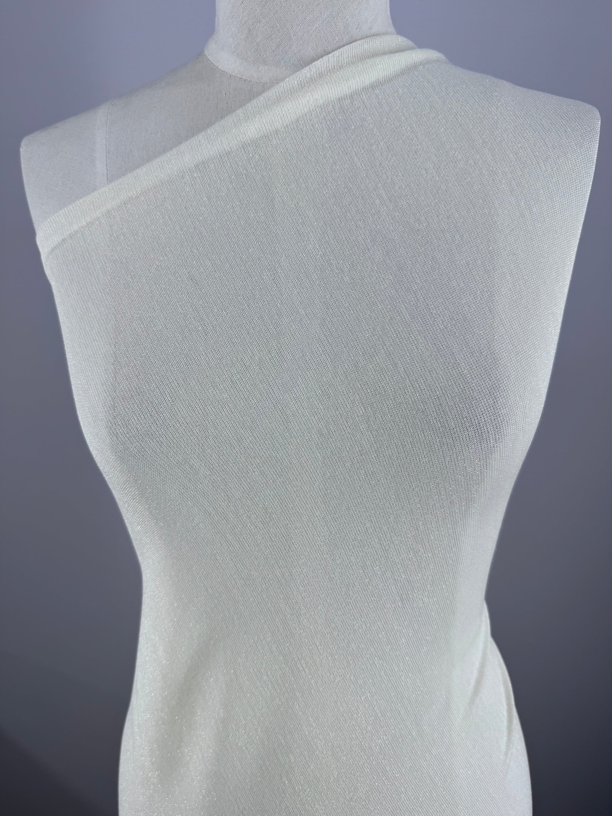 Viscose Jersey - Ivory - 120cm