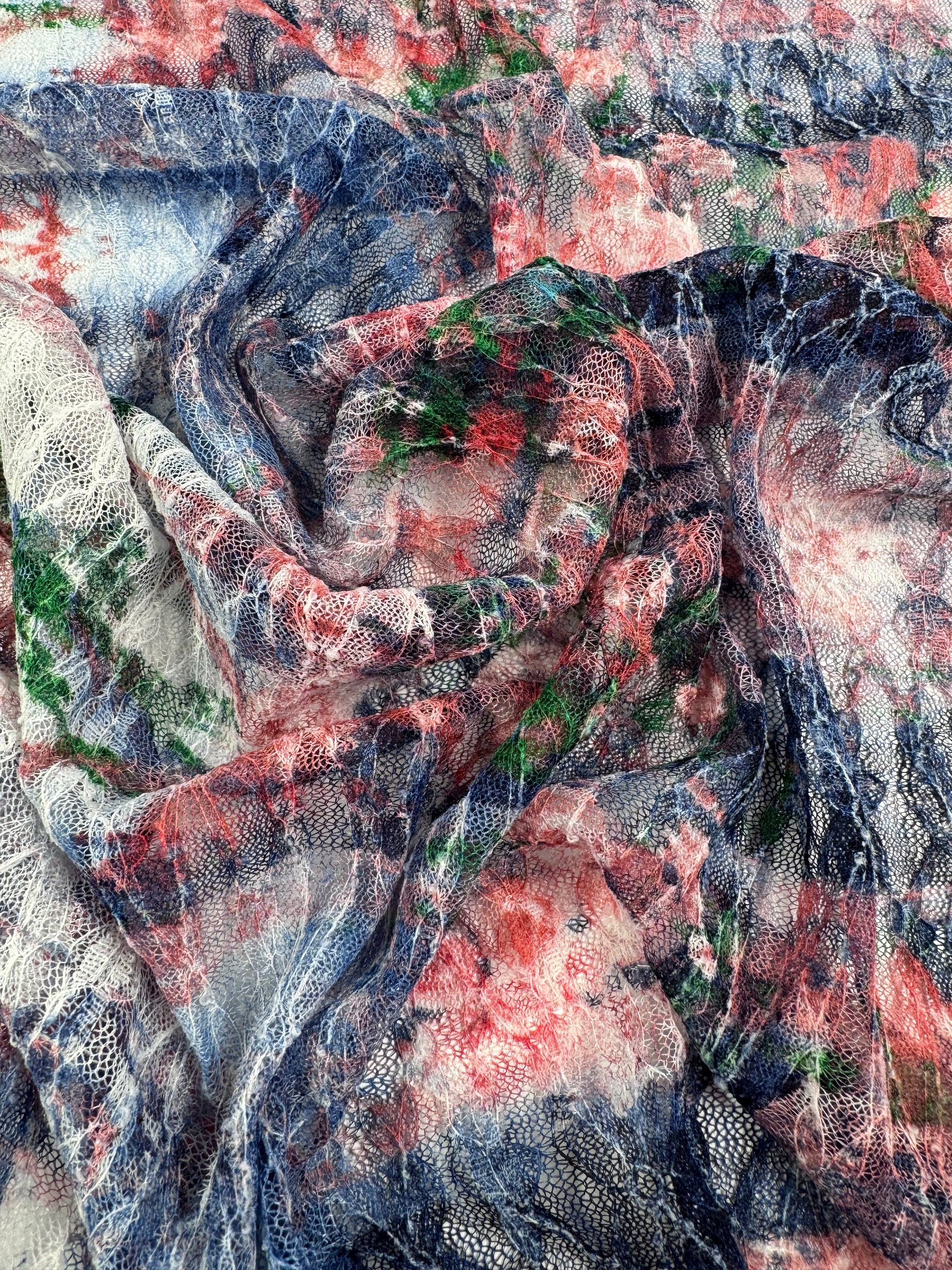 Designer Lace - Marble Mist - 135cm
