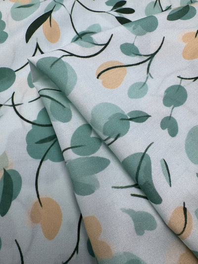 Silkyfall rayon - Celadon Bloom - 145cm