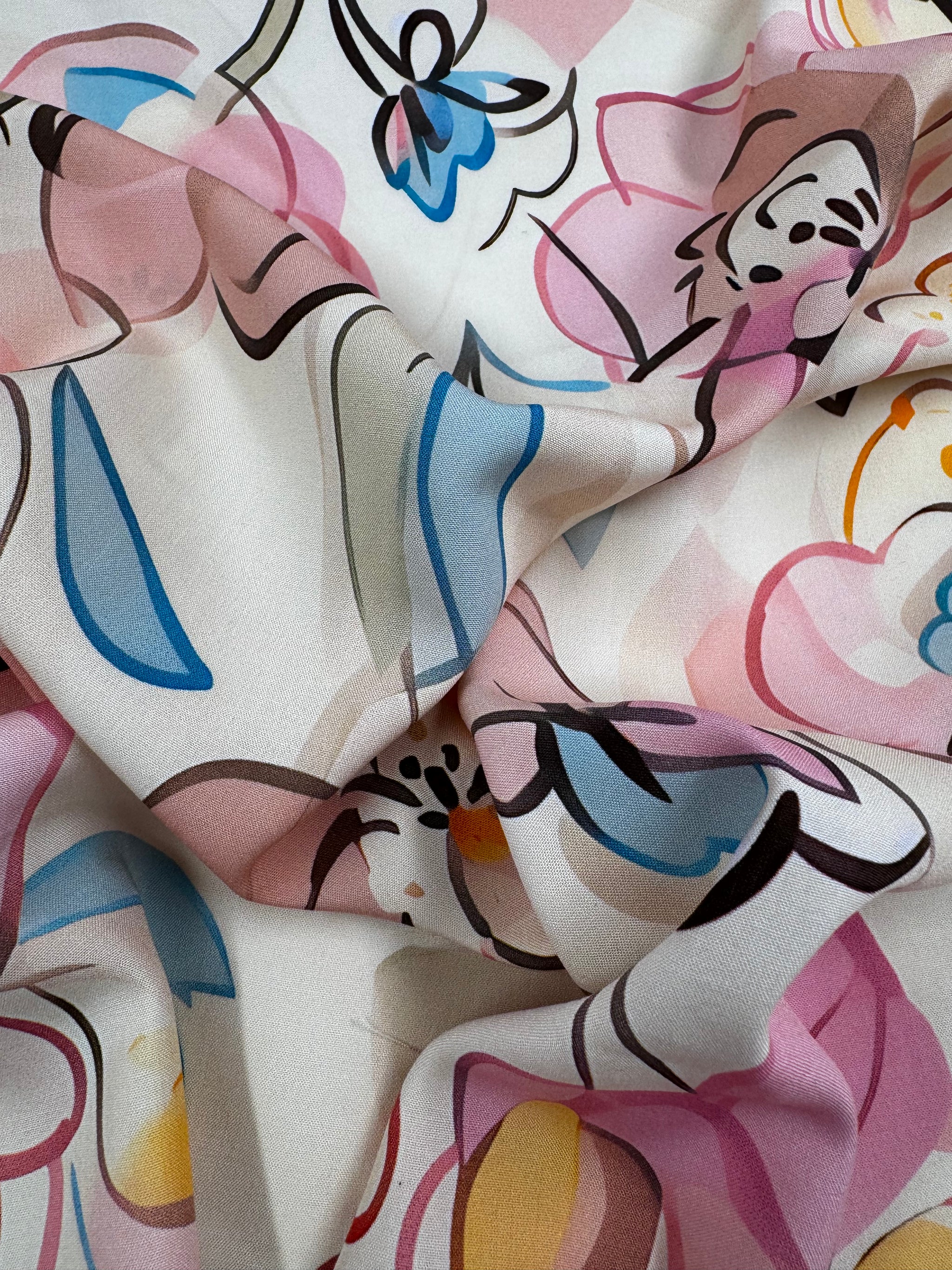 Designer Rayon - Verdant Damask - 145cm
