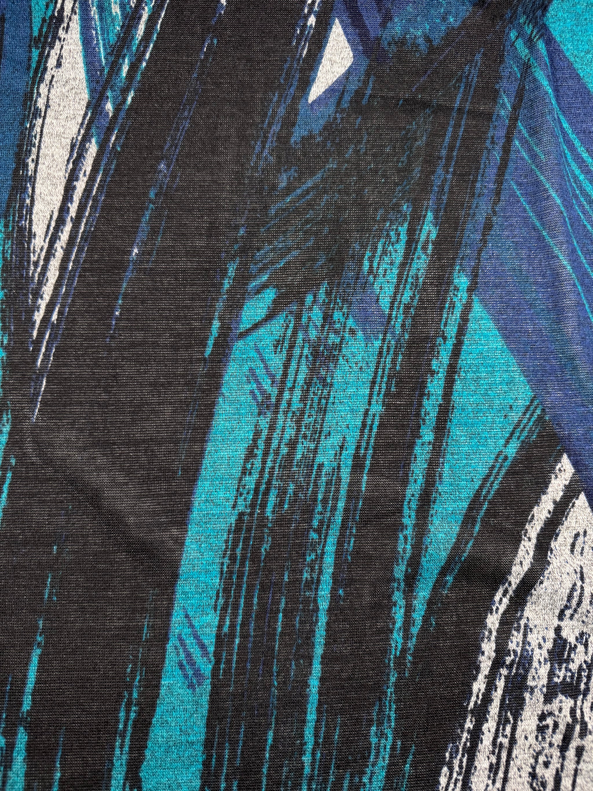 Textured Knit - Lagoon Pulse - 148cm