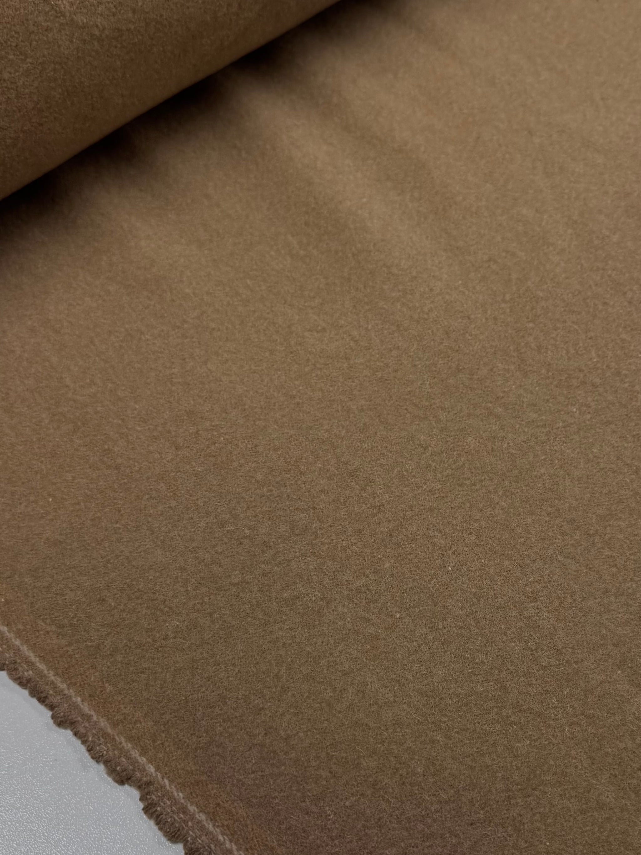 Bonded Wool Cashmere - Bone Brown - 150cm