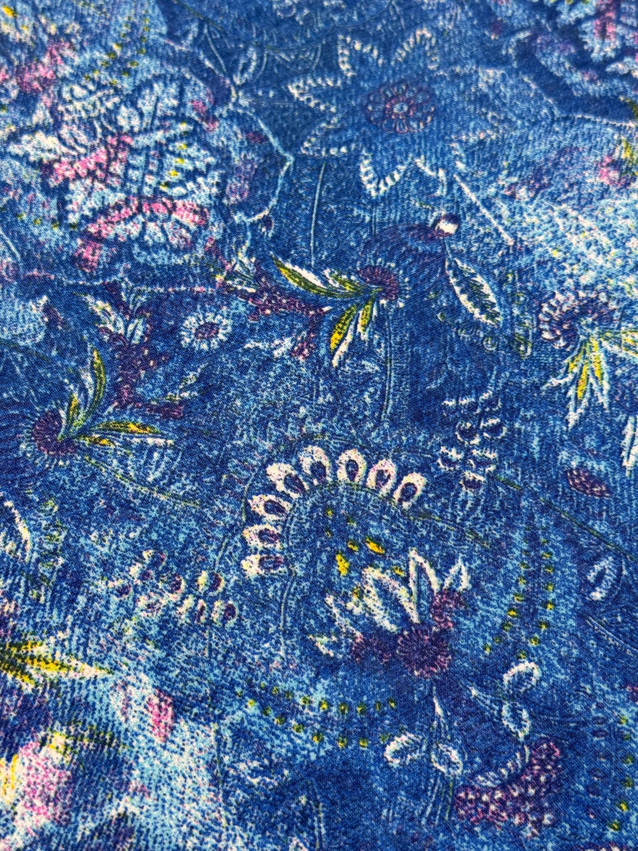 Designer Lycra - Indigo Heritage - 150cm