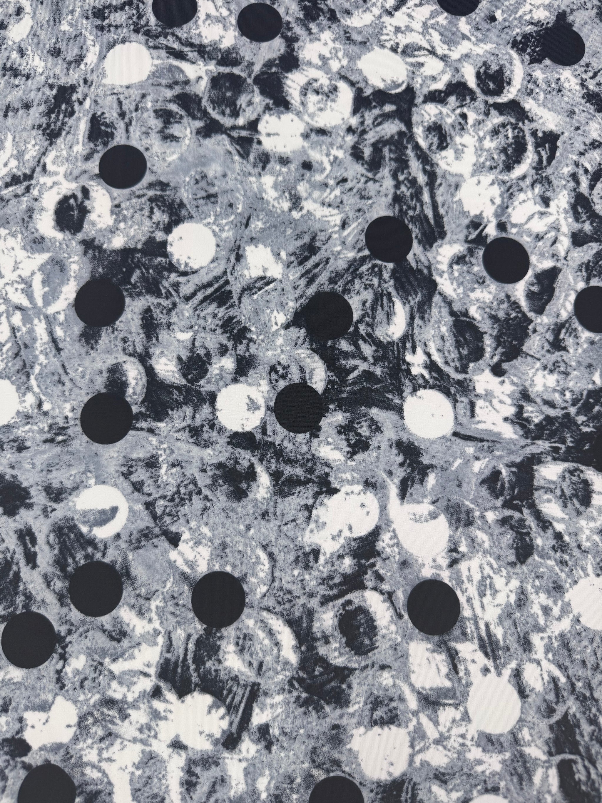 Designer  Lycra - Stone Dots - 150cm
