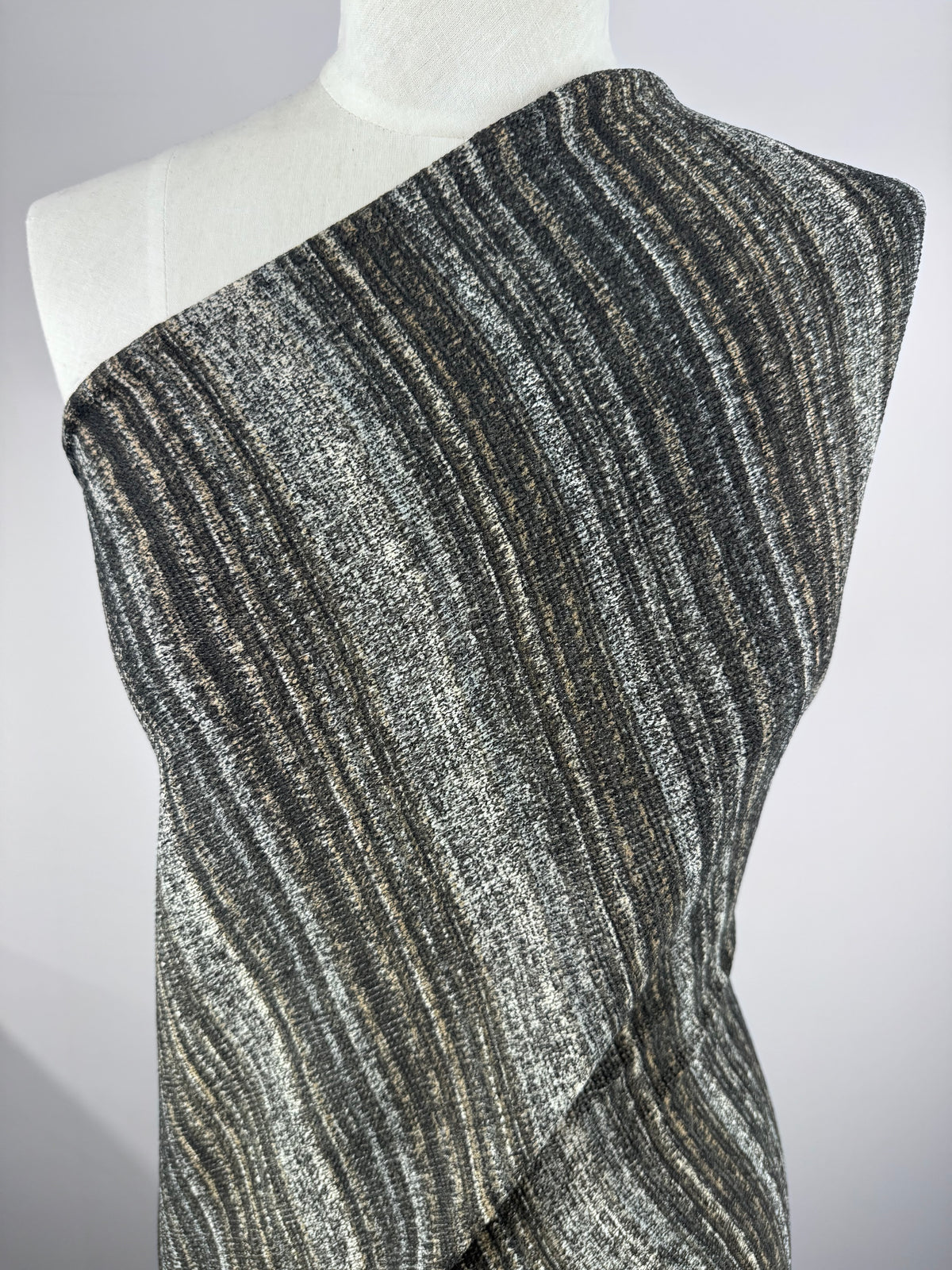 Textured Knit -  Ash Melange - 150cm