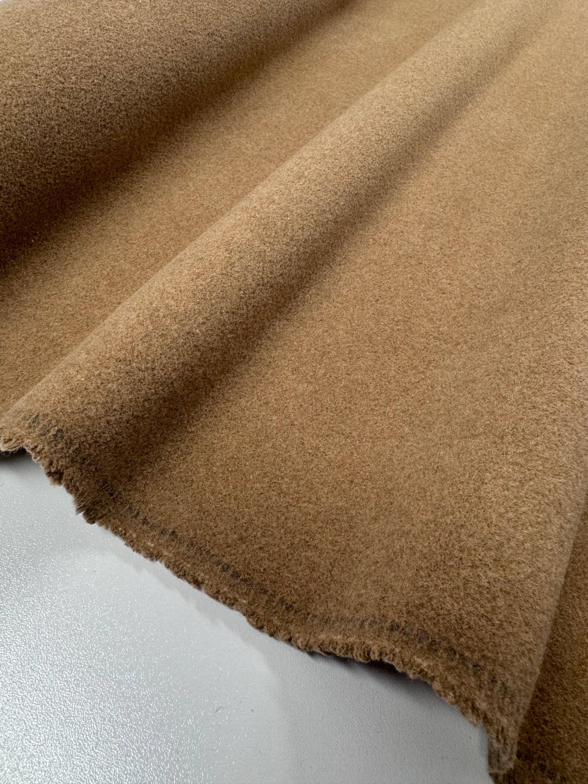 Bonded Wool Cashmere - Bone Brown - 150cm