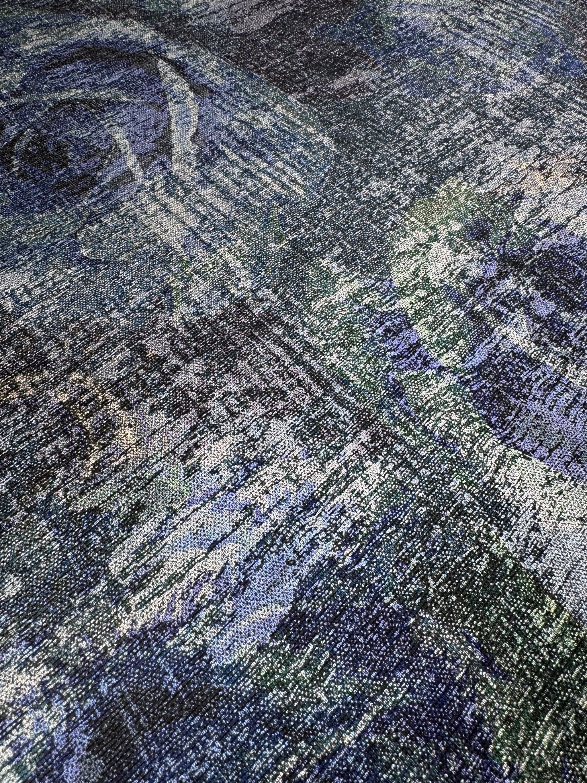 Metallic Knit Jersey - Mercury Wash 140cm