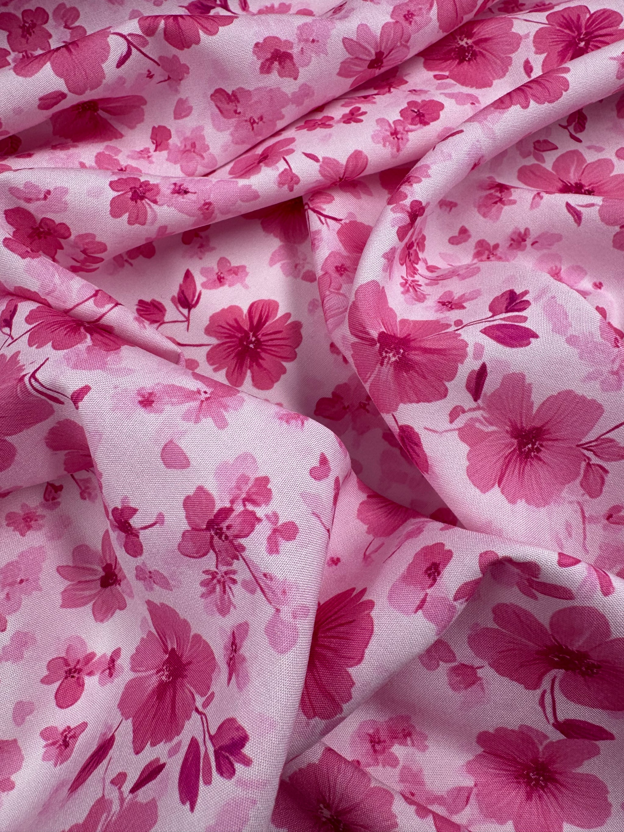 Silkyfall rayon - Blush Cosmos - 148cm