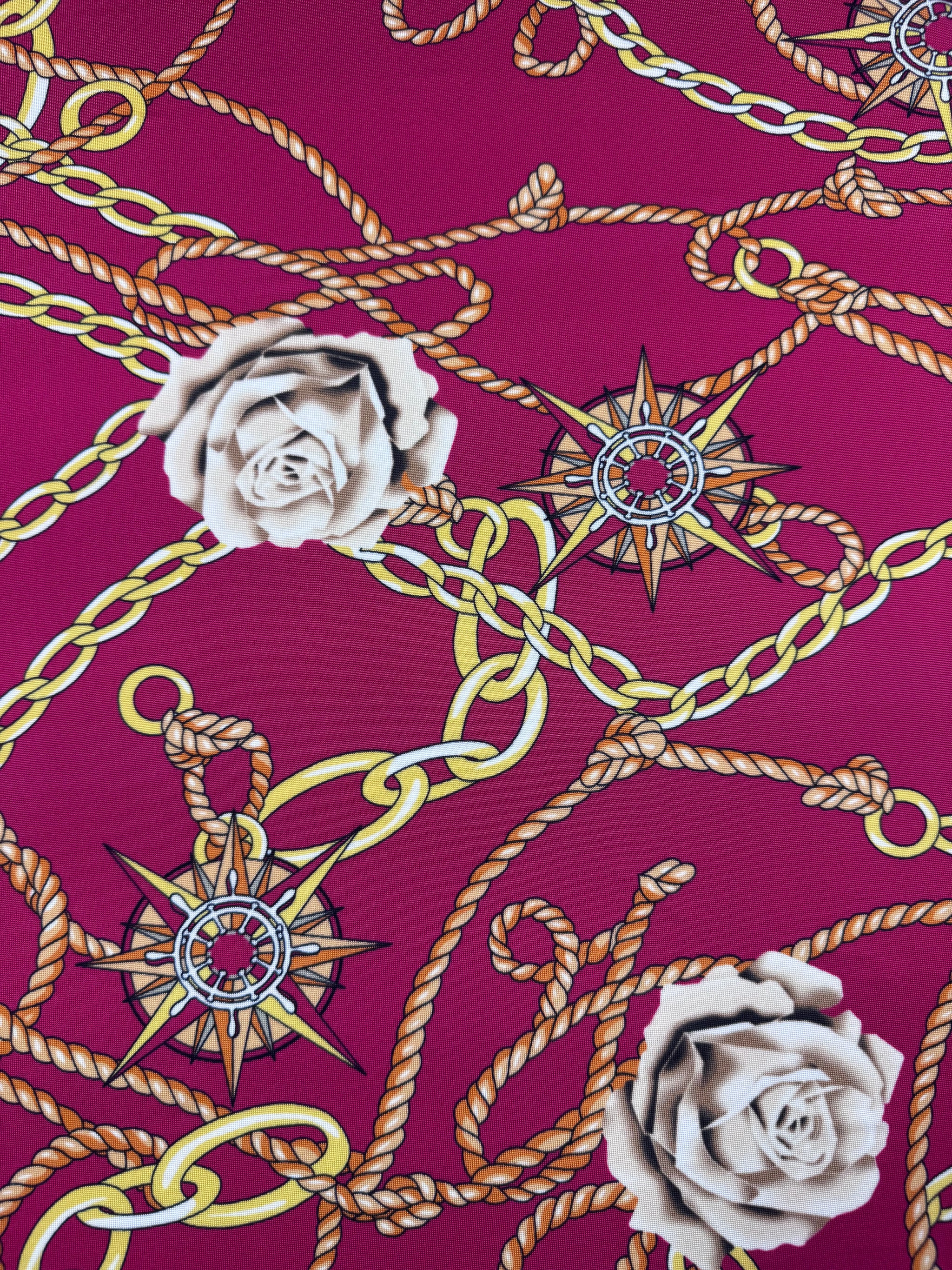 Viscose Knit - Rose chain - 135cm